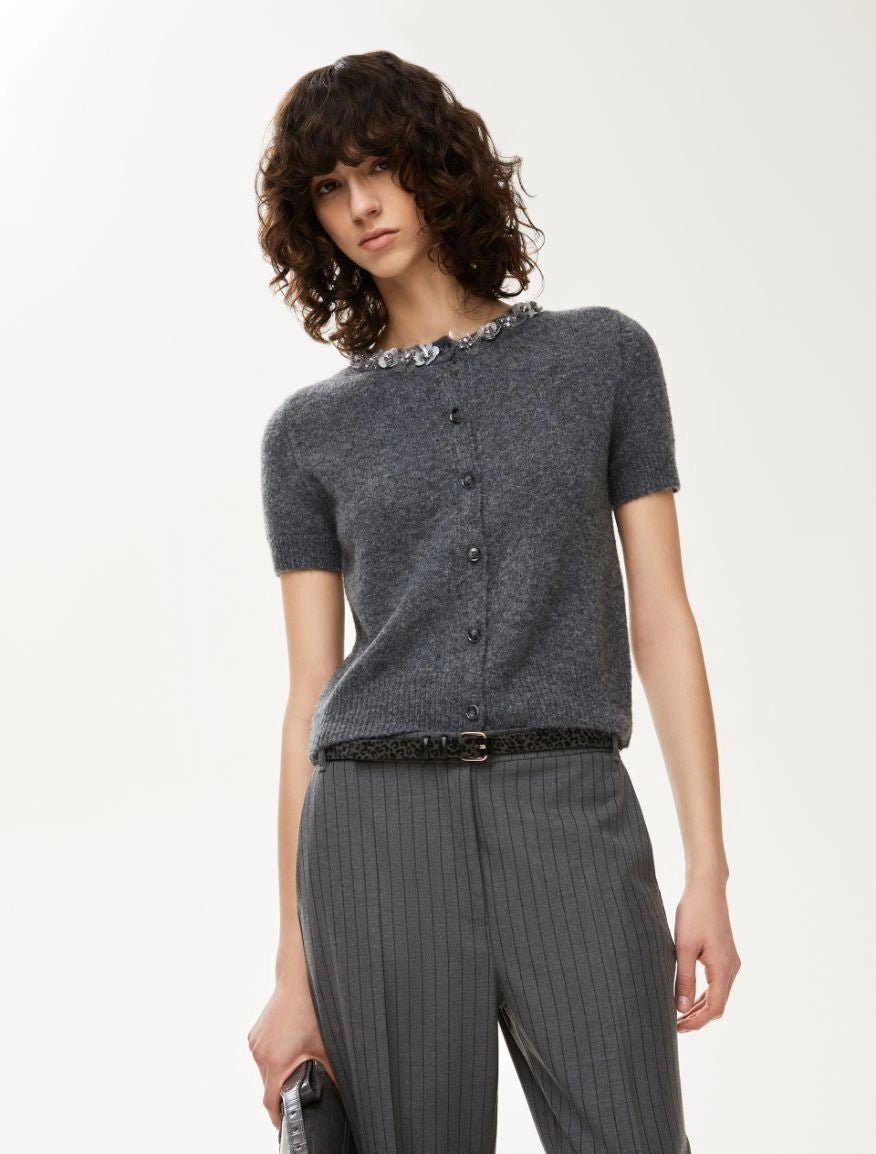 iBLUES FIDENZA GREY CARDIGAN 225