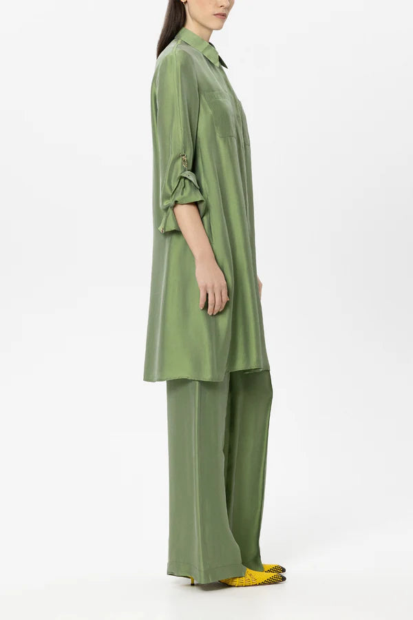 LUISA CERANO GREEN DRESS 738630 126