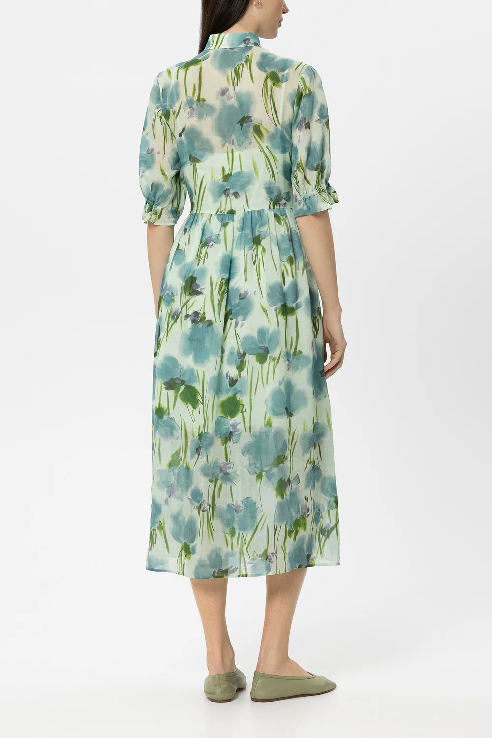 LUISA CERANO MINT FLORAL DRESS 738661 126