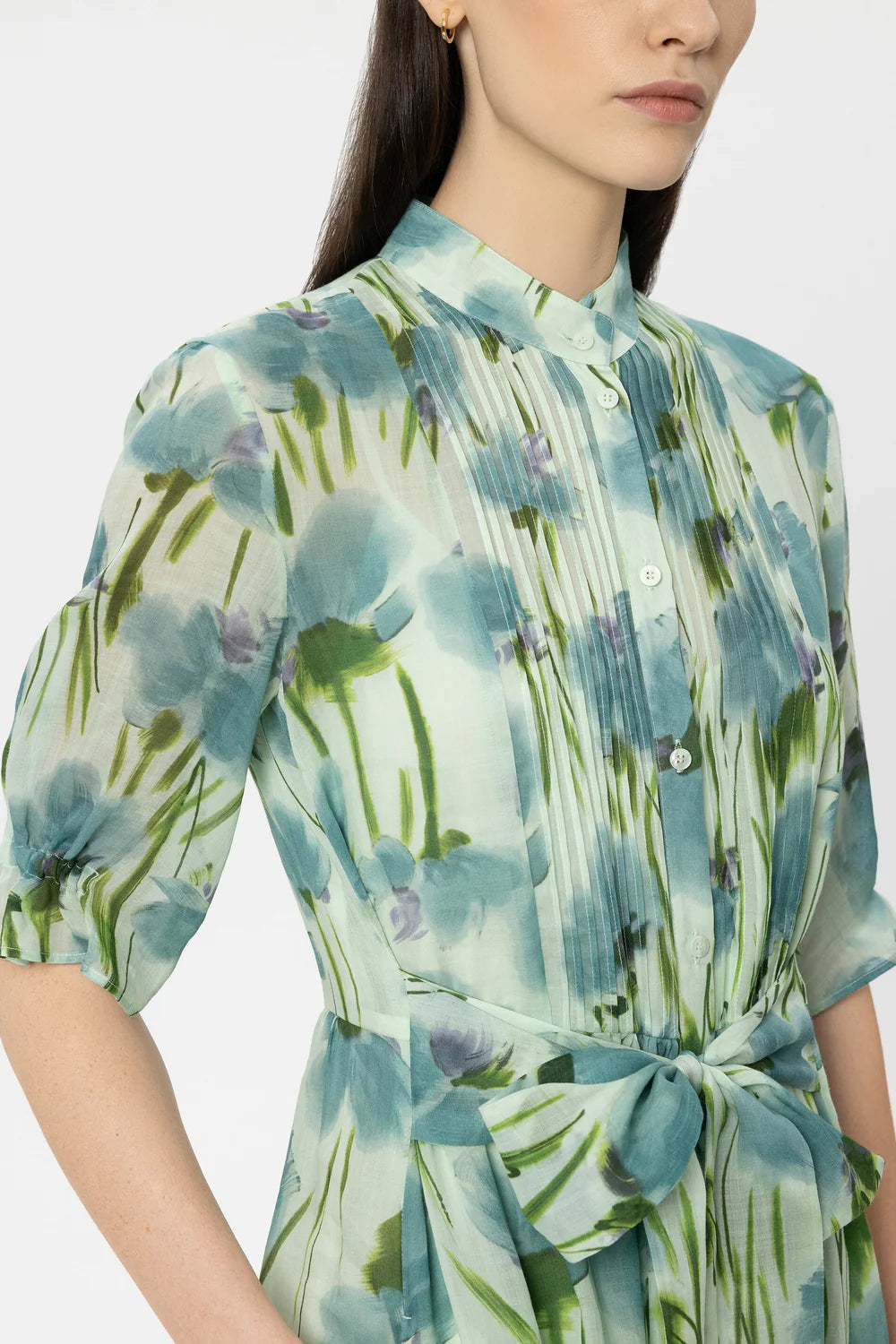 LUISA CERANO MINT FLORAL DRESS 738661 126