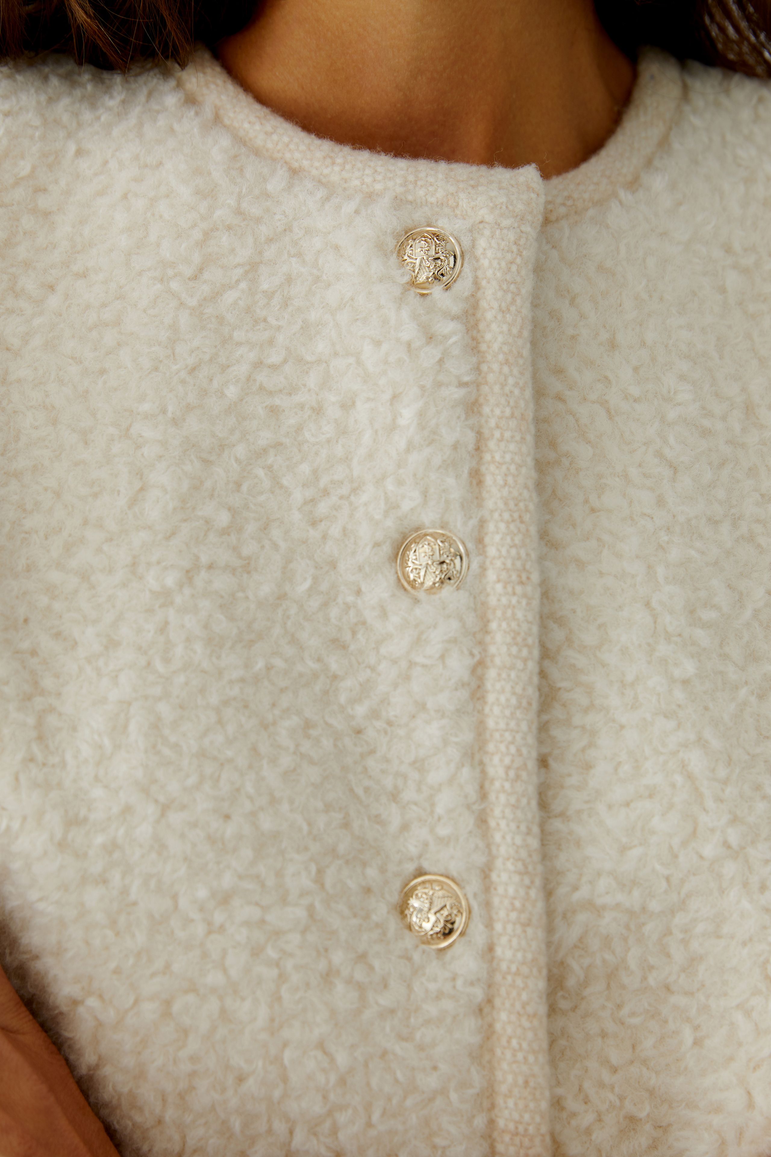 OUI WHITE CARDIGAN 86062 225