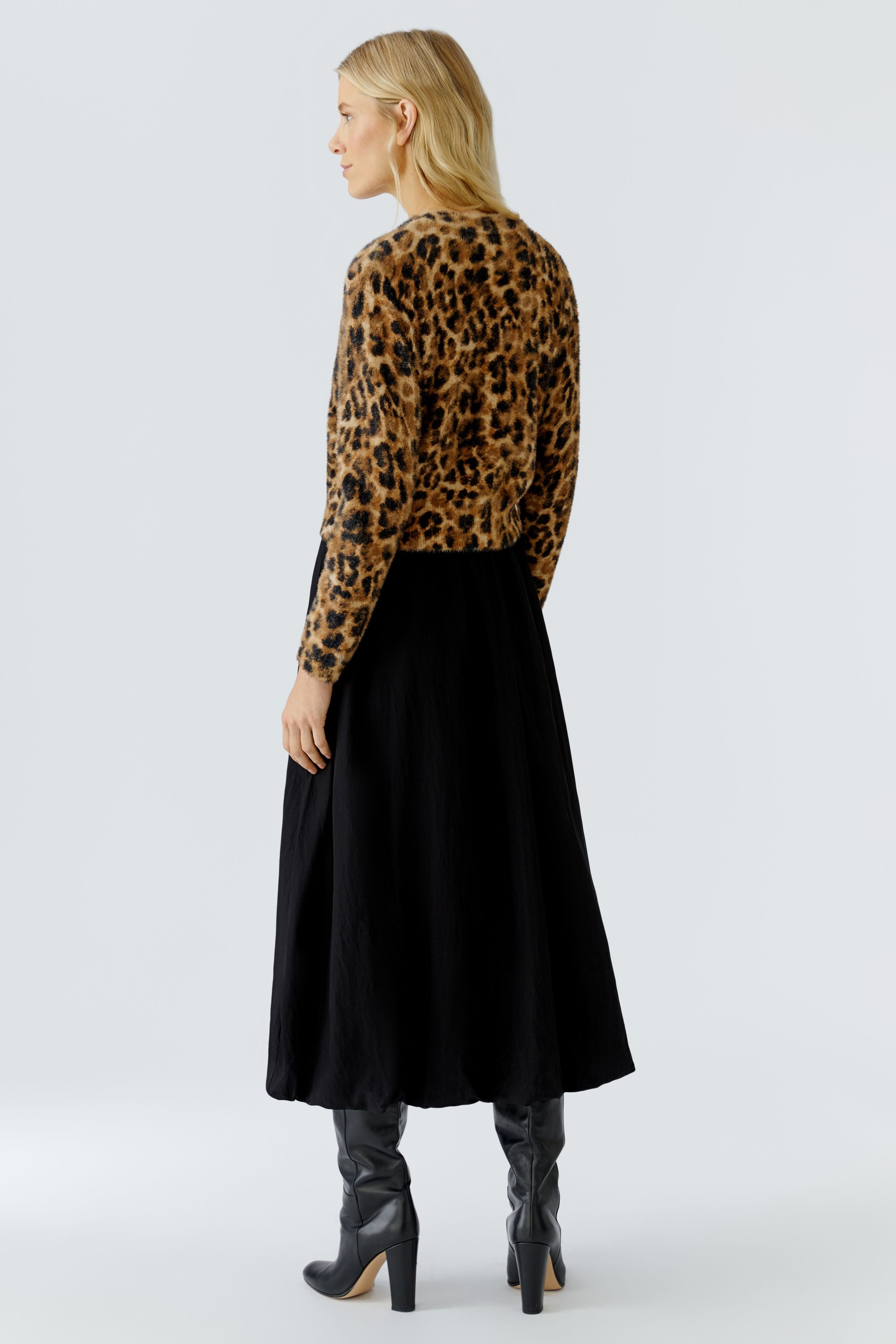 OUI LEOPARD PRINT JUMPER 86112 225