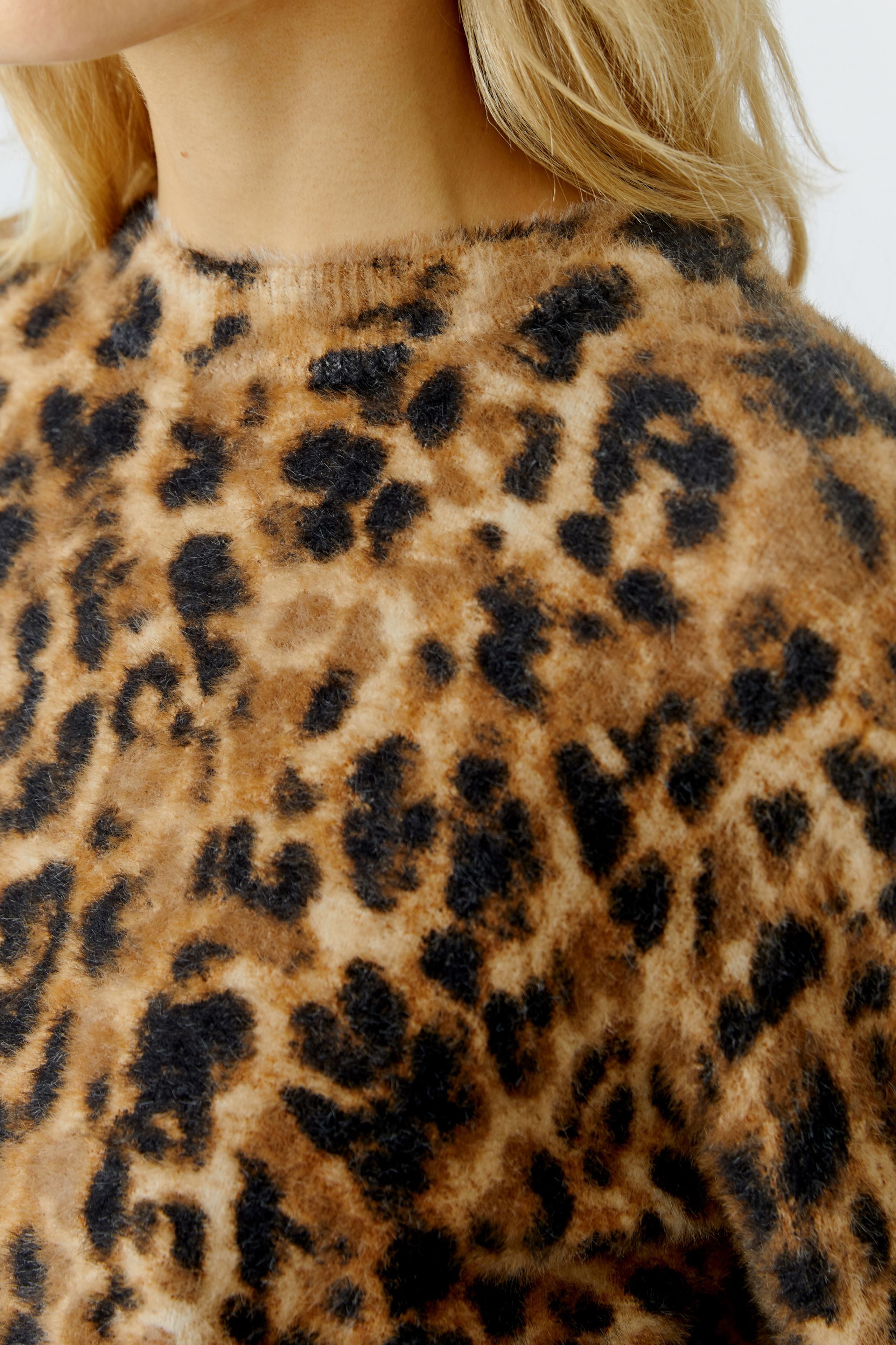 OUI LEOPARD PRINT JUMPER 86112 225