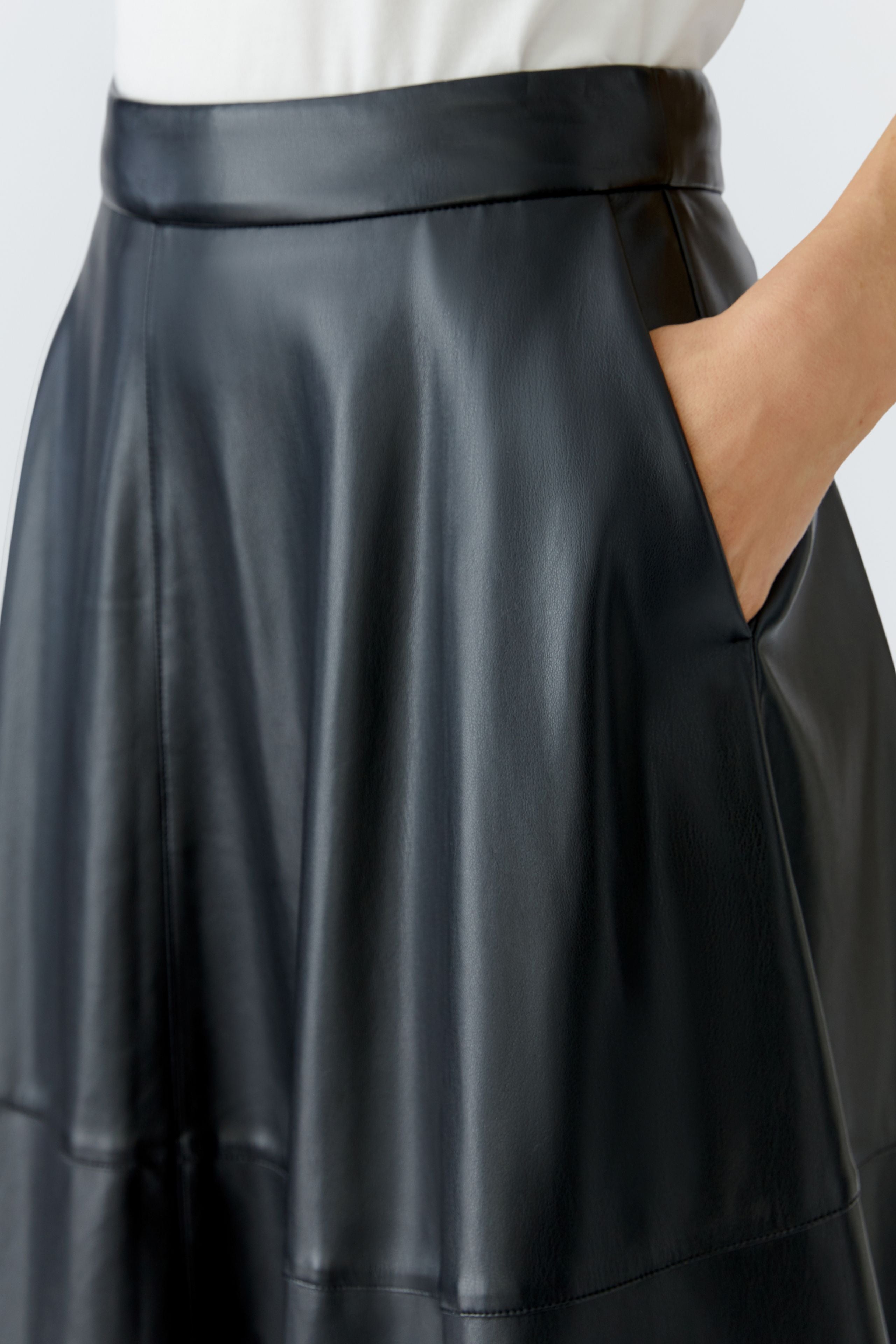 OUI BLACK SKIRT 87352 225