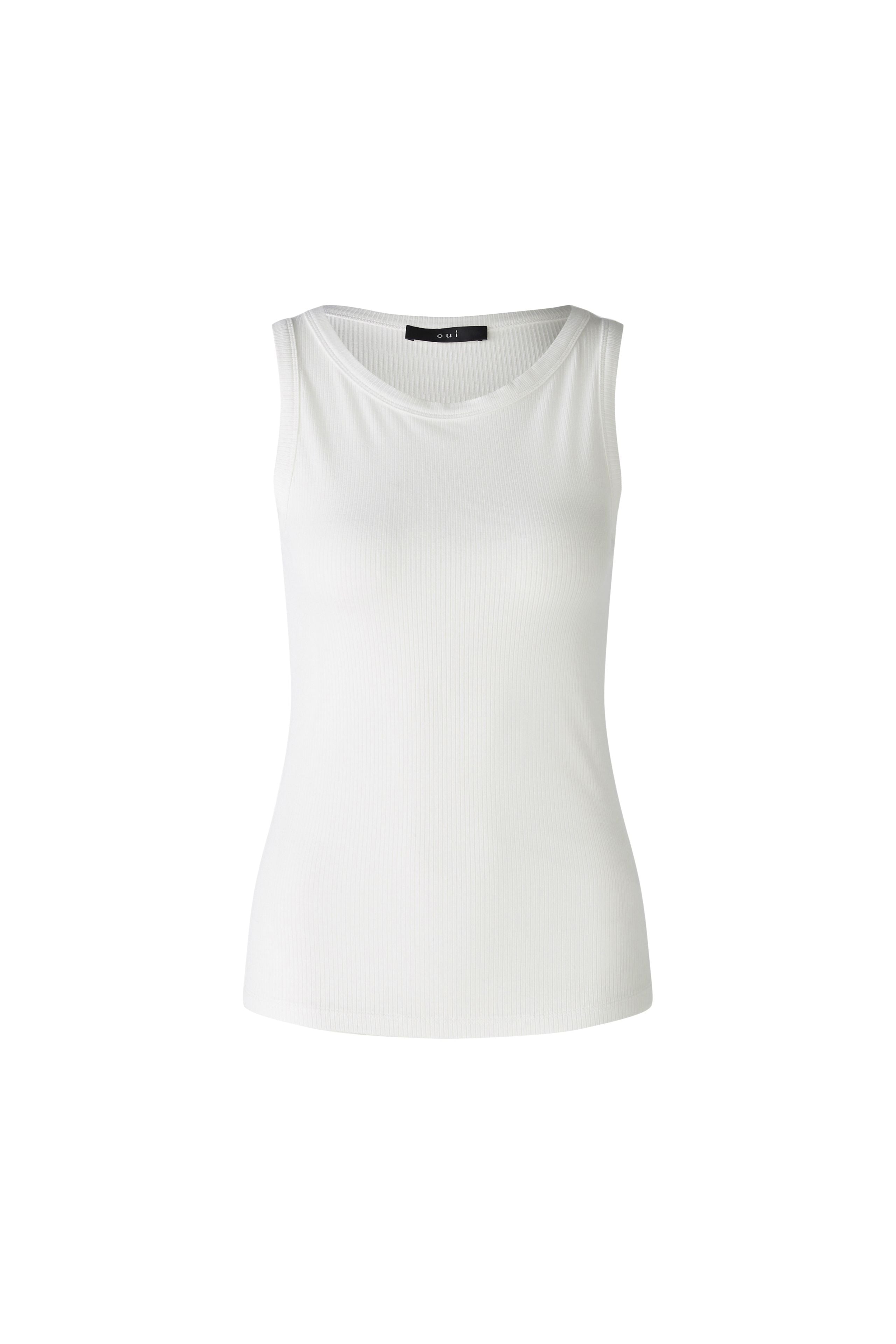 OUI CREAM VEST TOP 88608 125