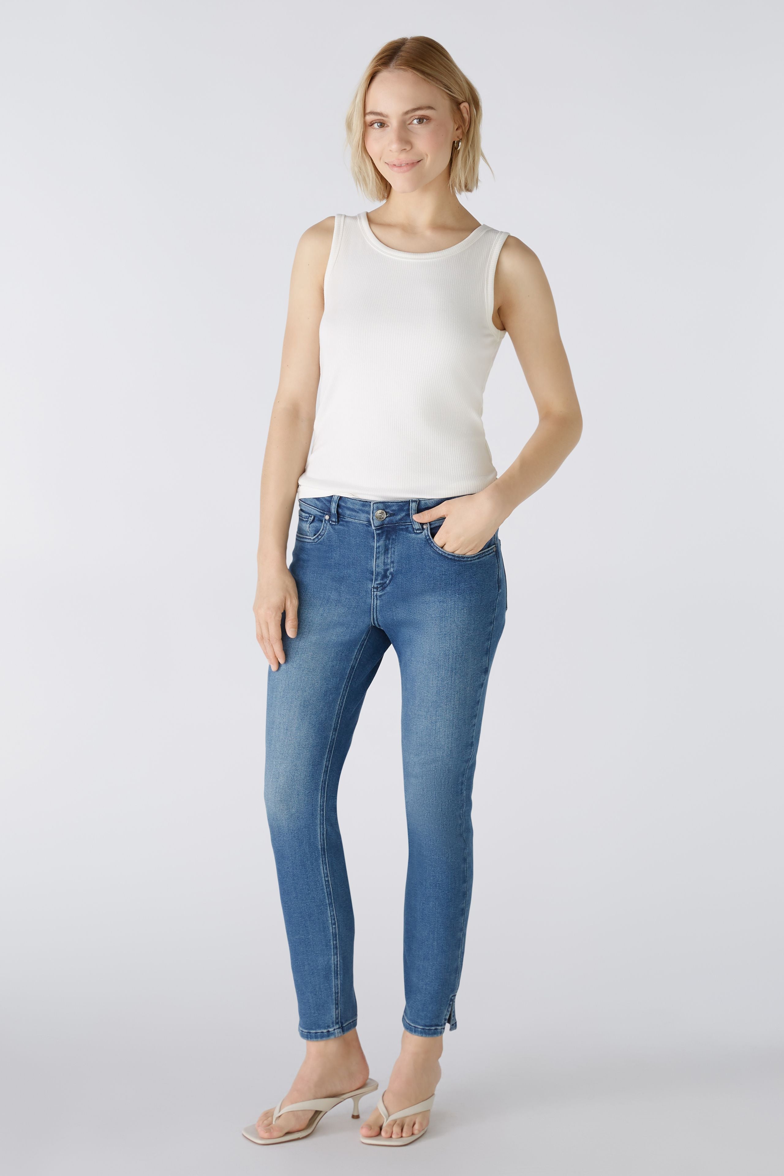 OUI CREAM VEST TOP 88608 125