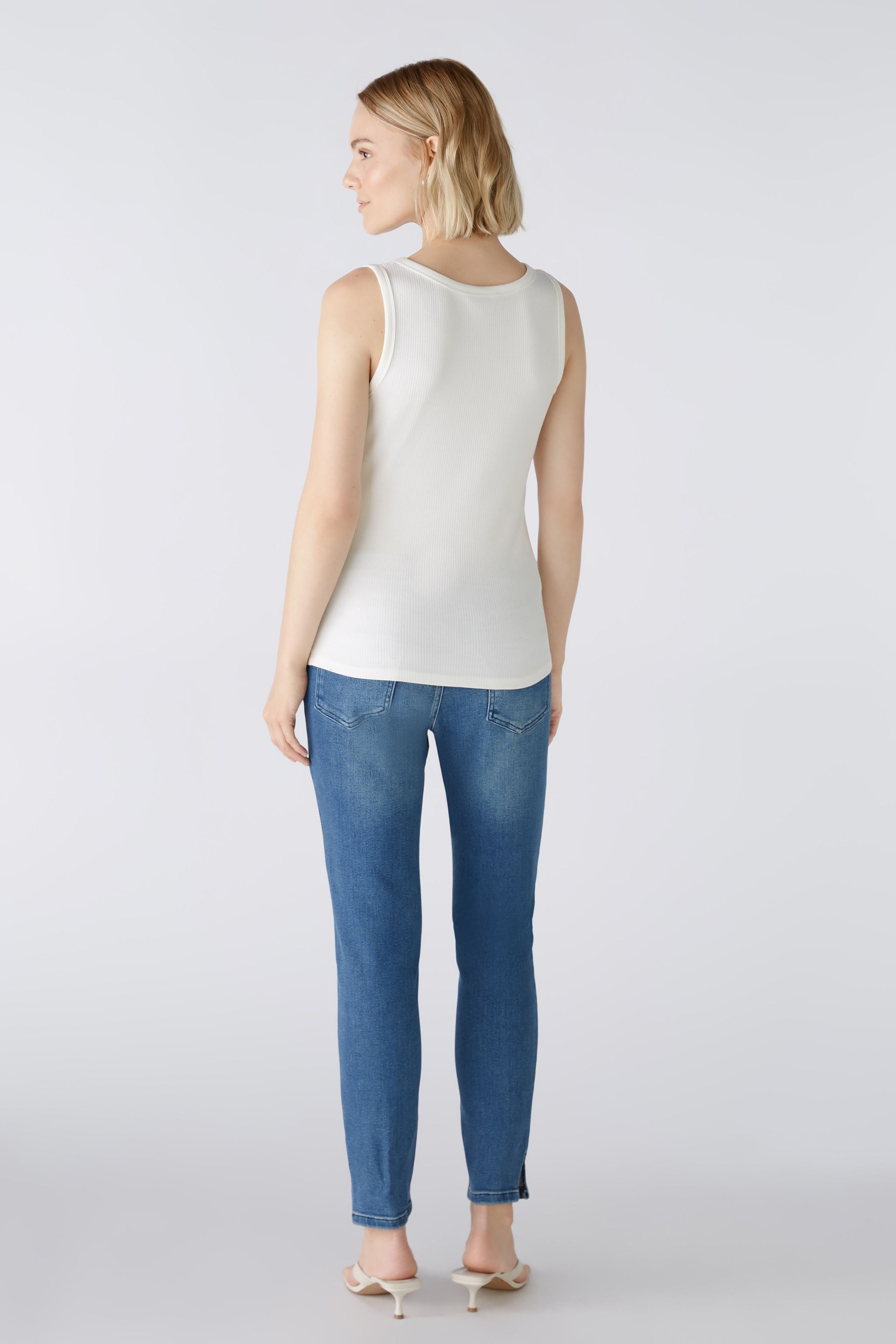 OUI CREAM VEST TOP 88608 125