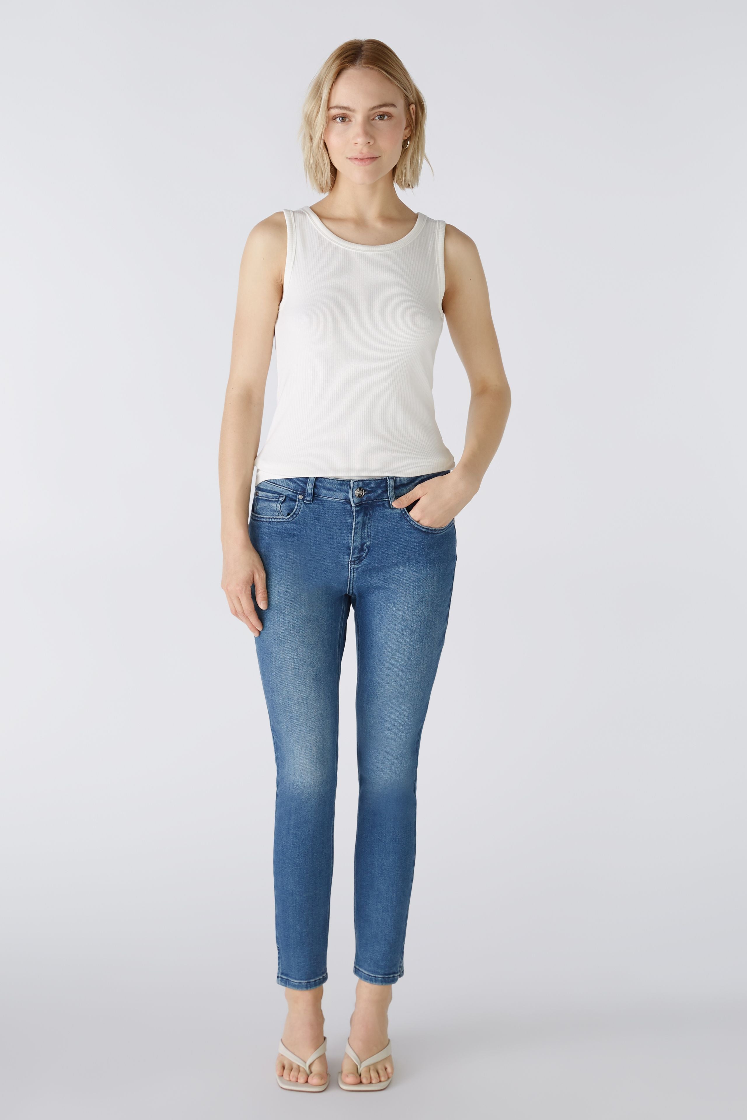 OUI CREAM VEST TOP 88608 125