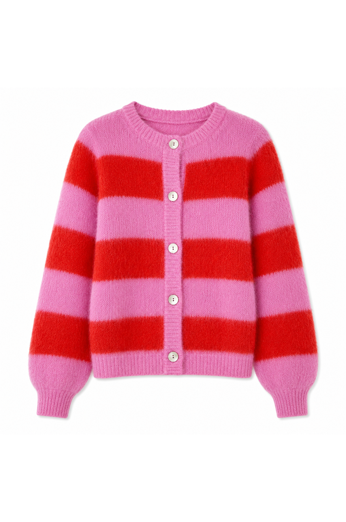 TWNS MULTI STRIPED BUTTONED CARDIGAN TIMEA 226