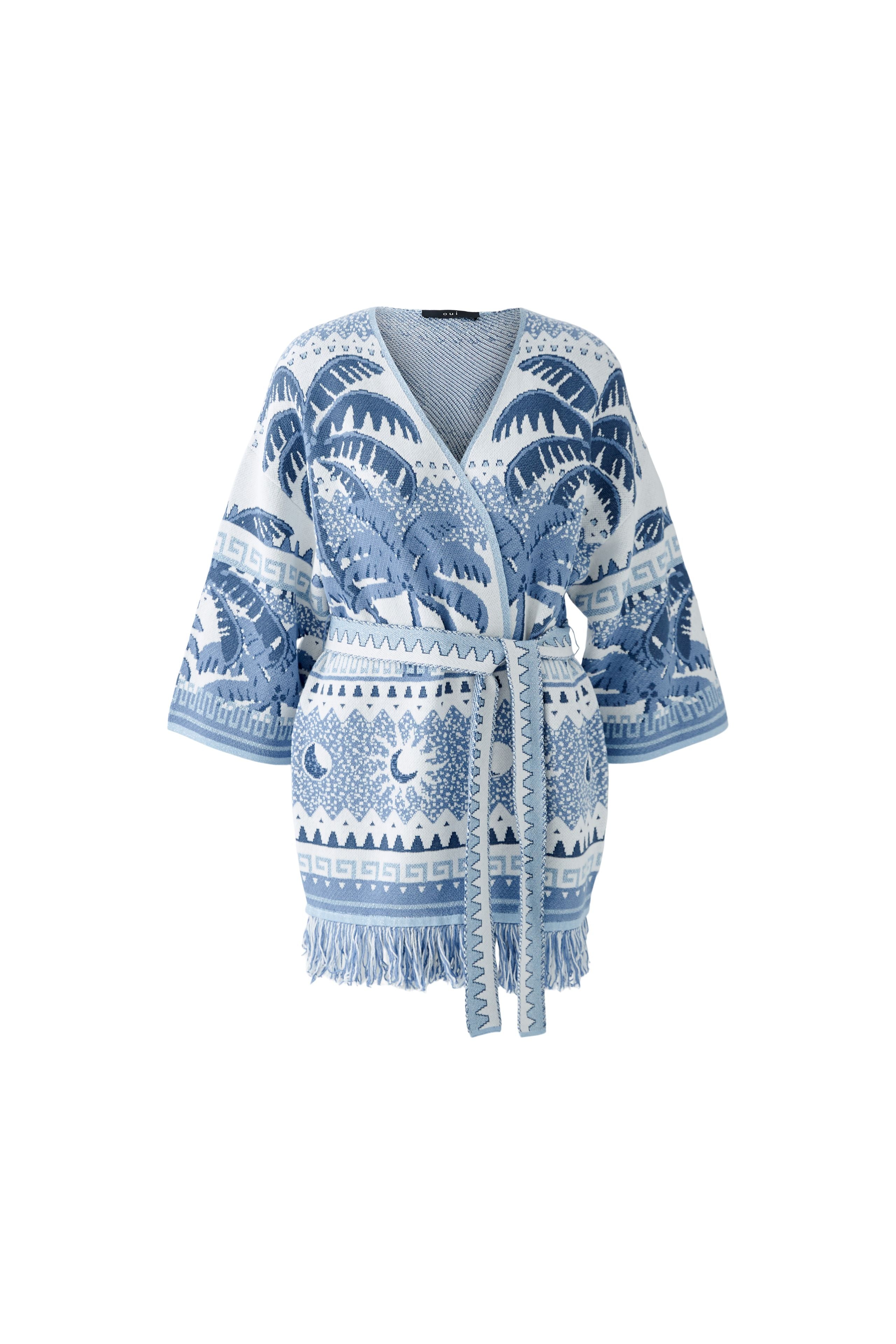 OUI STRIPE CARDI 93034 125