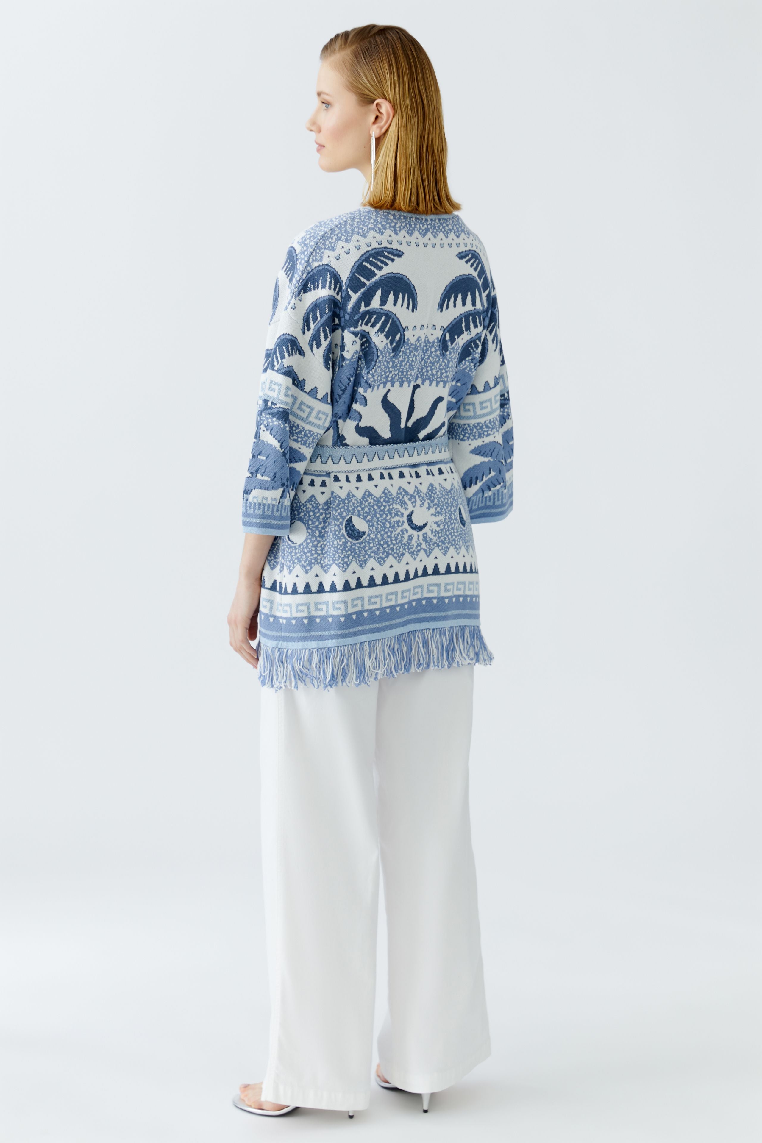 OUI STRIPE CARDI 93034 125