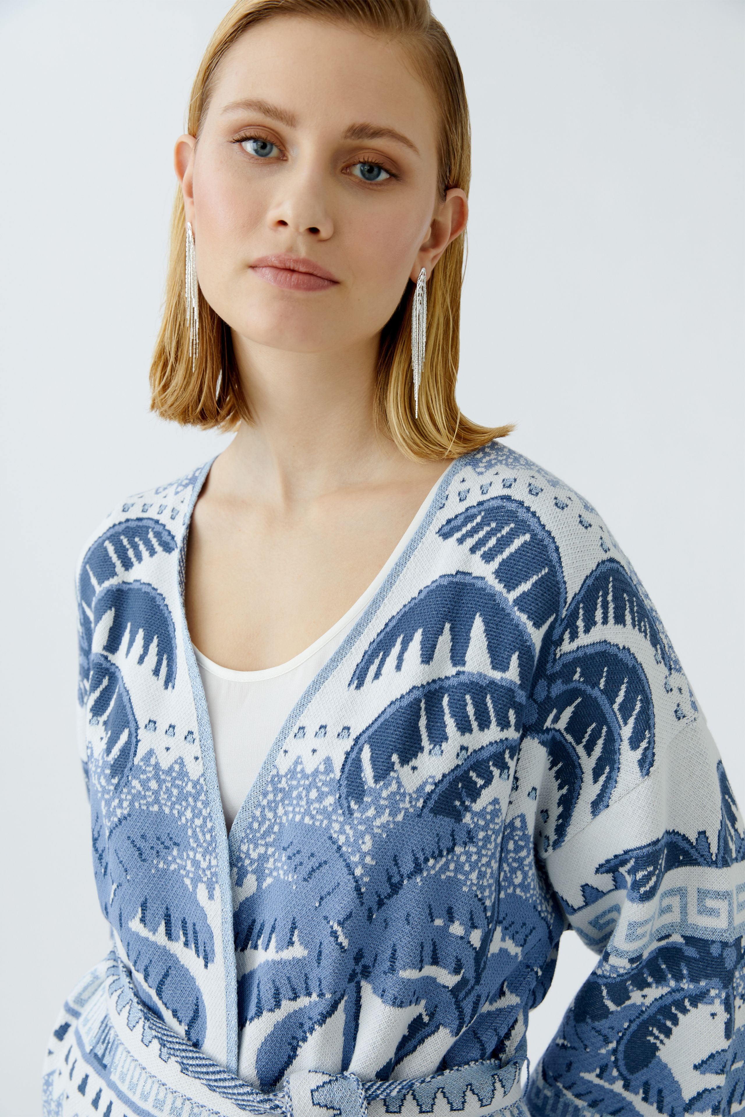 OUI STRIPE CARDI 93034 125