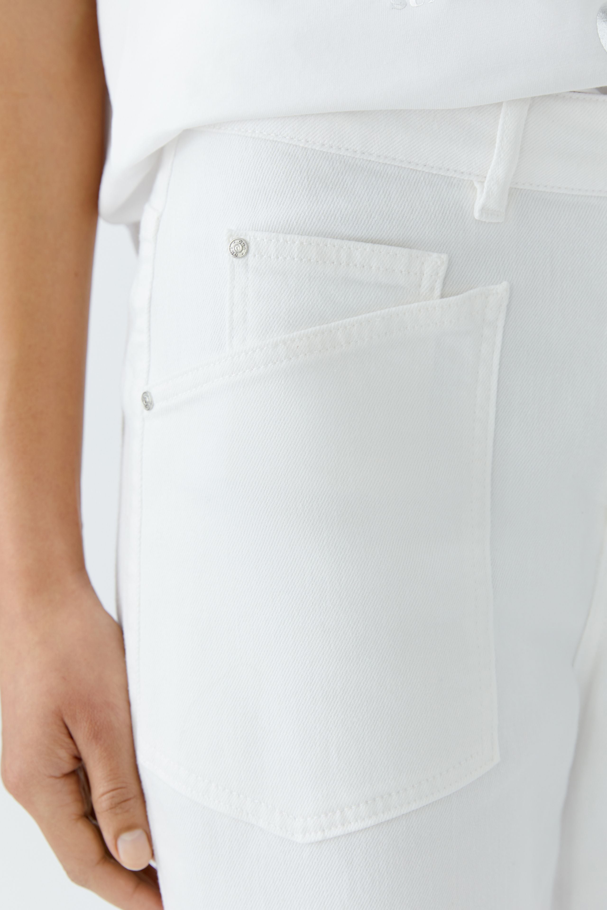 OUI WHITE TROUSERS 93227 125