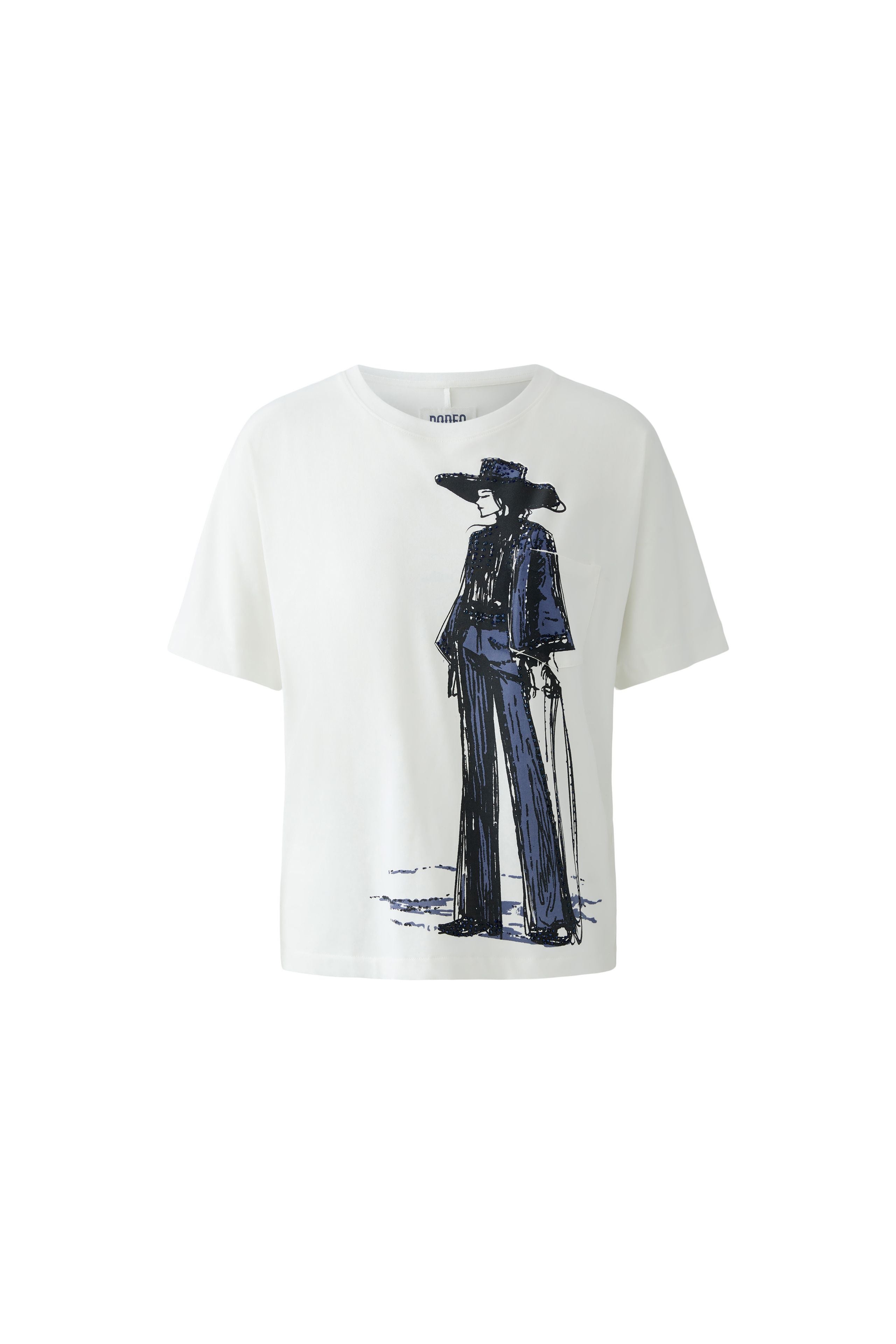 OUI PRINTED T-SHIRT 94212 225