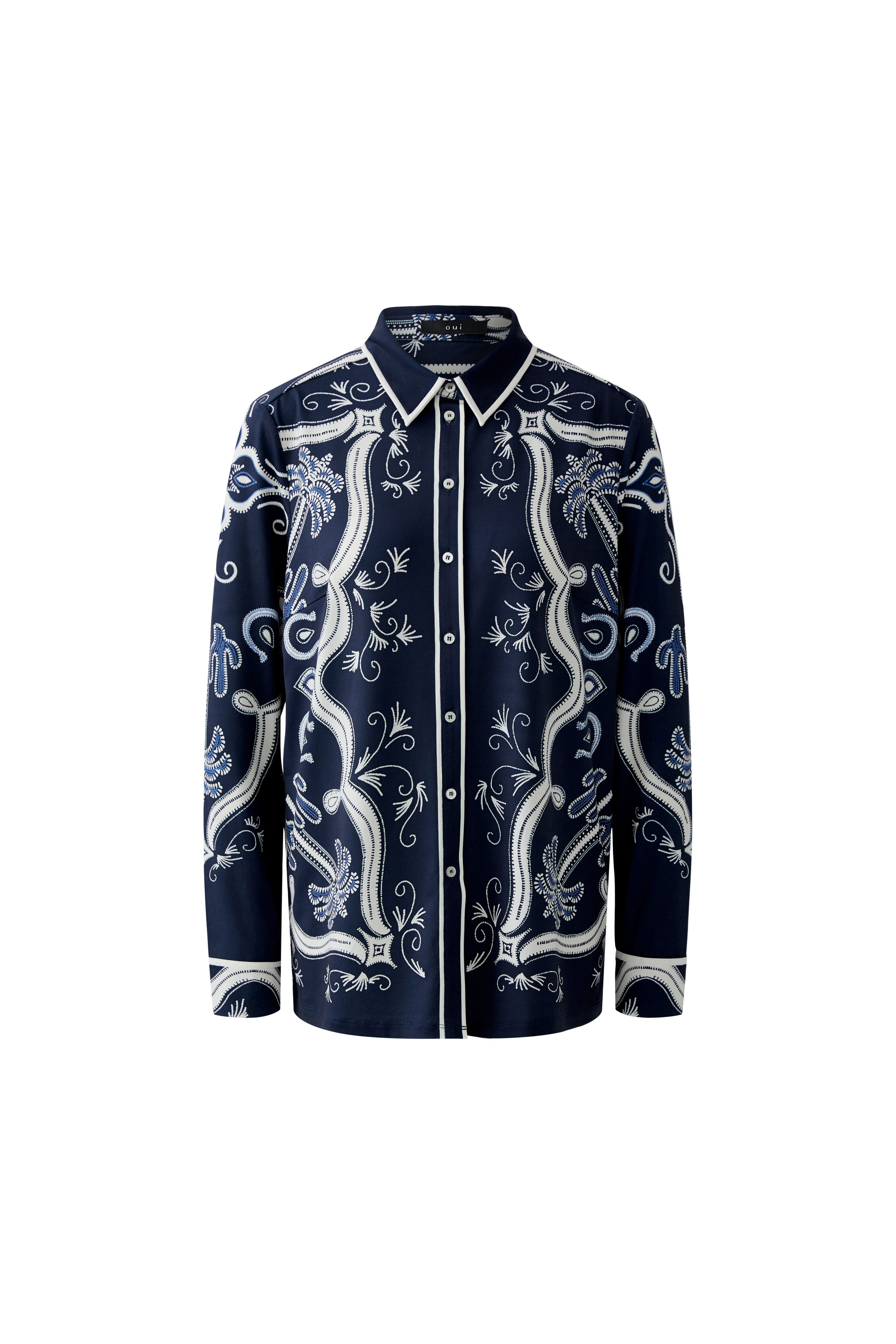 OUI BLUE BLOUSE 94228 225