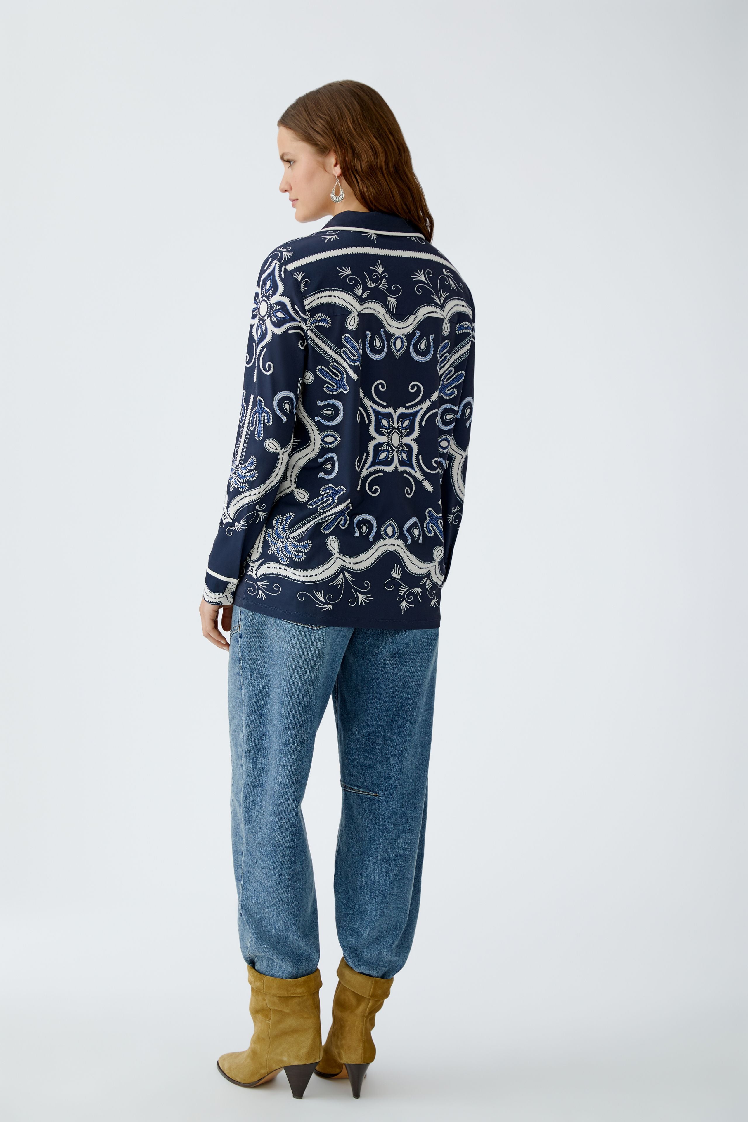 OUI BLUE BLOUSE 94228 225