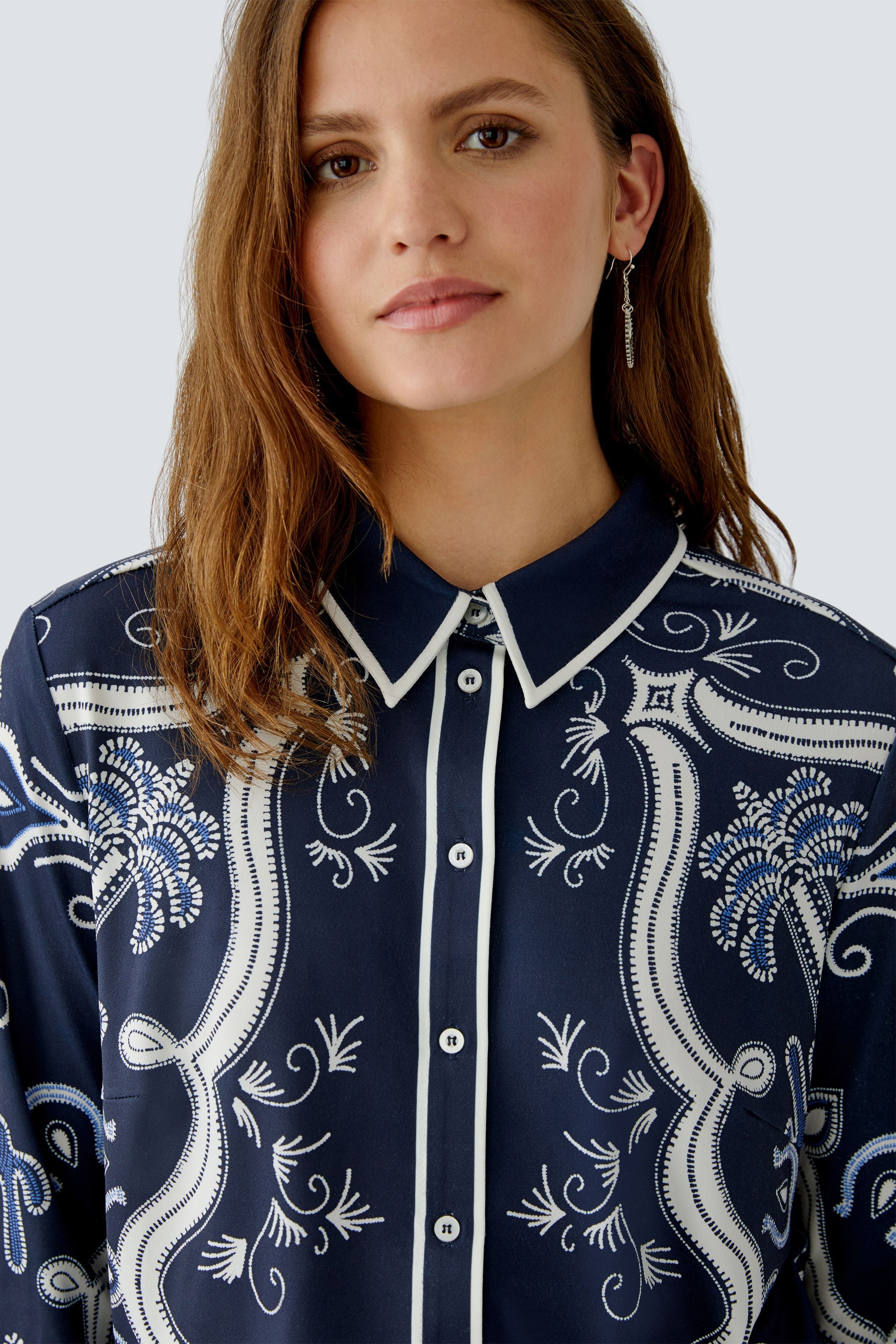 OUI BLUE BLOUSE 94228 225