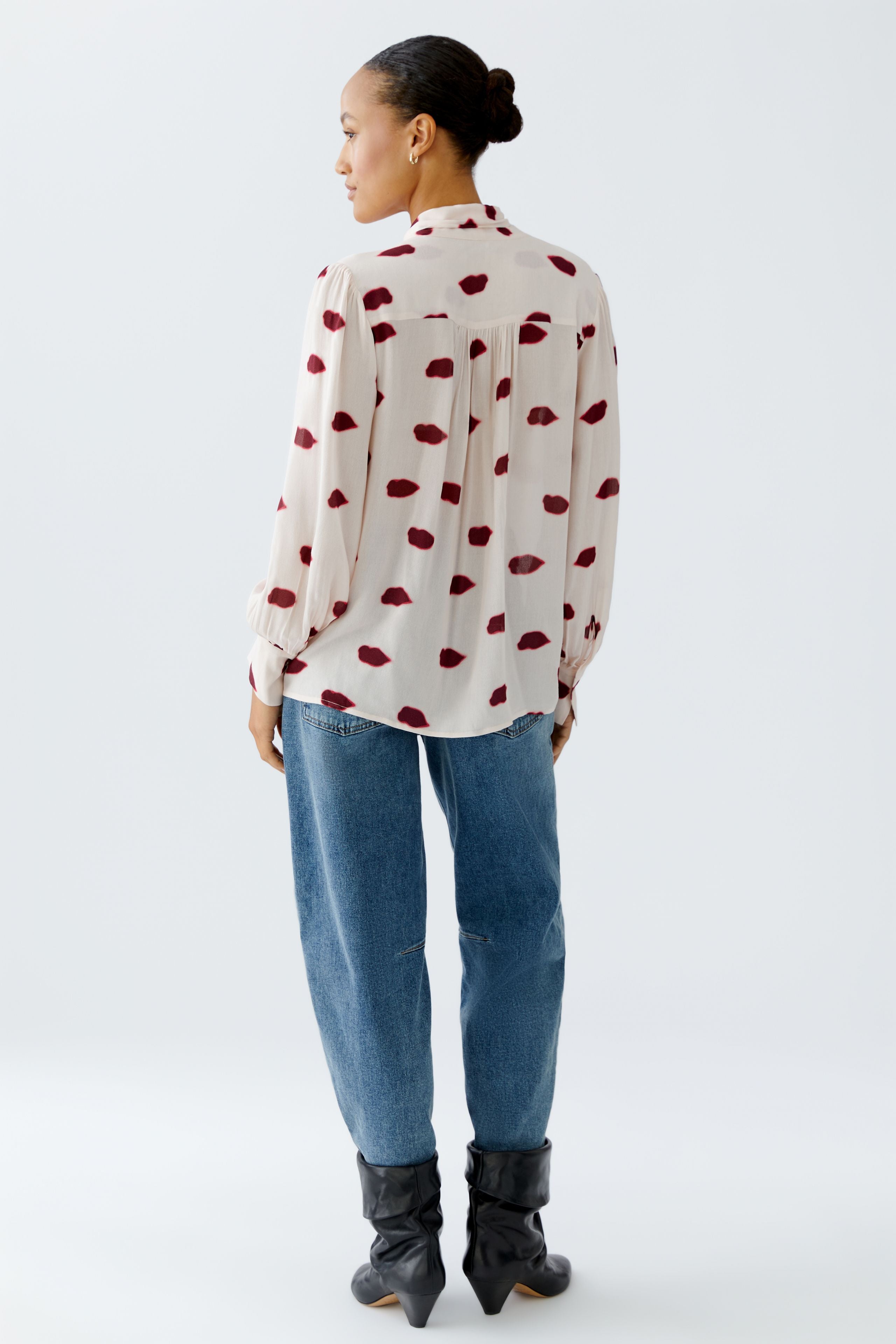 OUI RED BLOUSE 94578 225