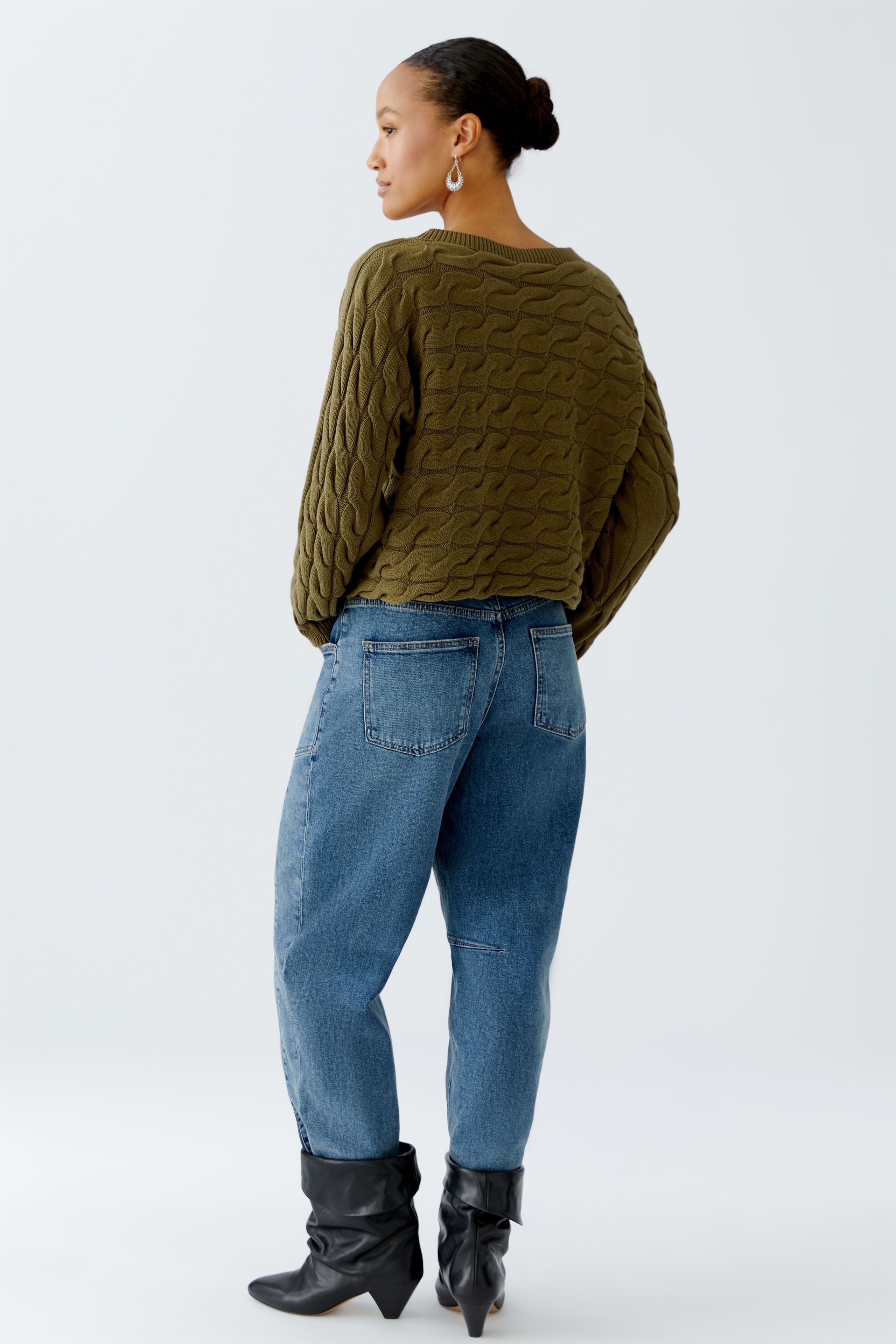 OUI KHAKI JUMPER 94609 225