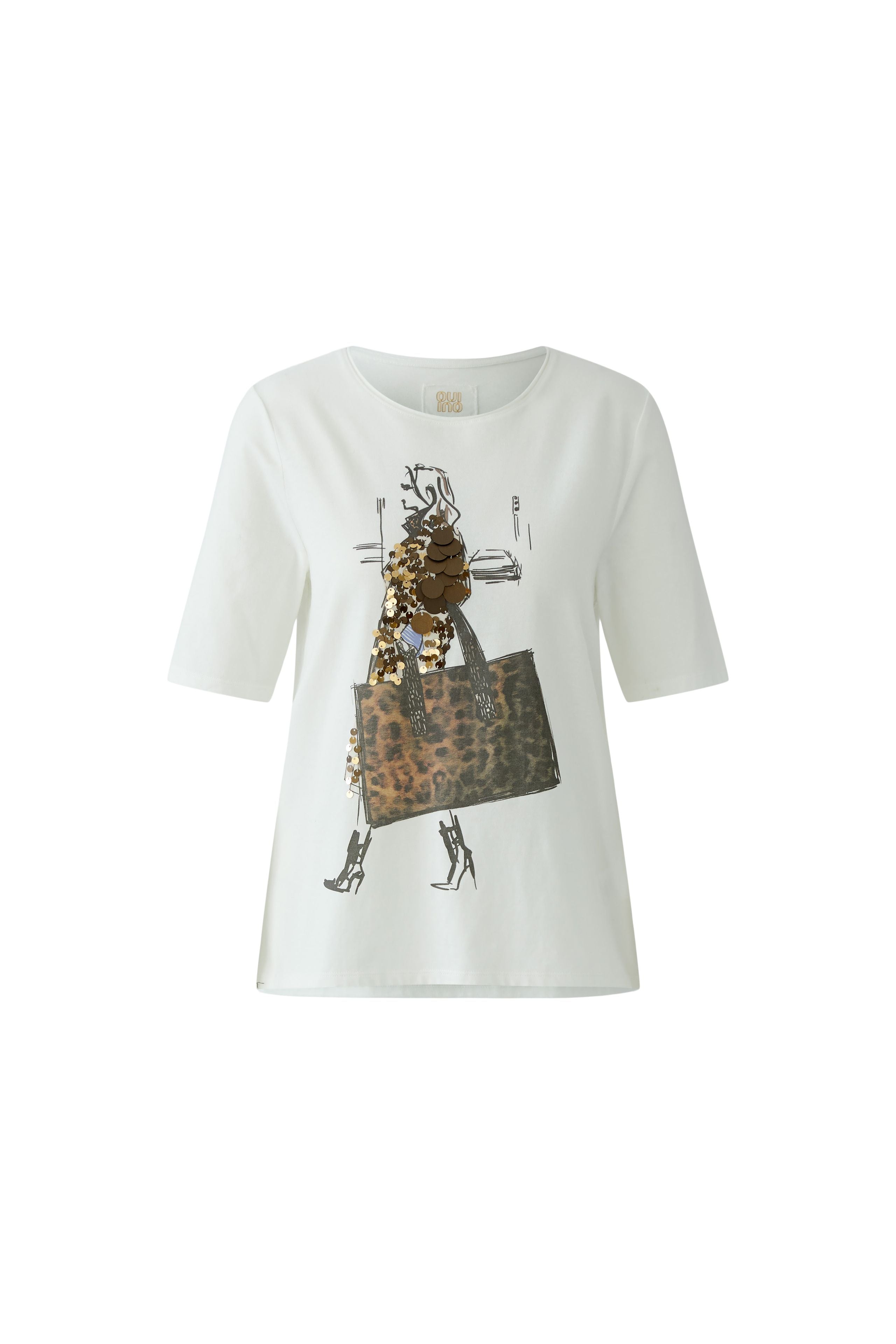 OUI PRINTED T-SHIRT 95468 225