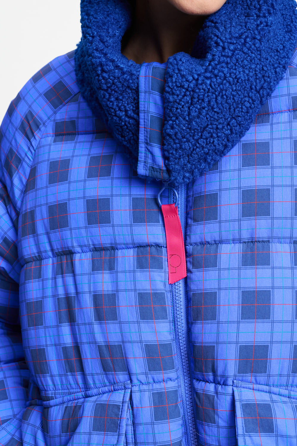 POM BLUE QUILTED JACKET 9674 226