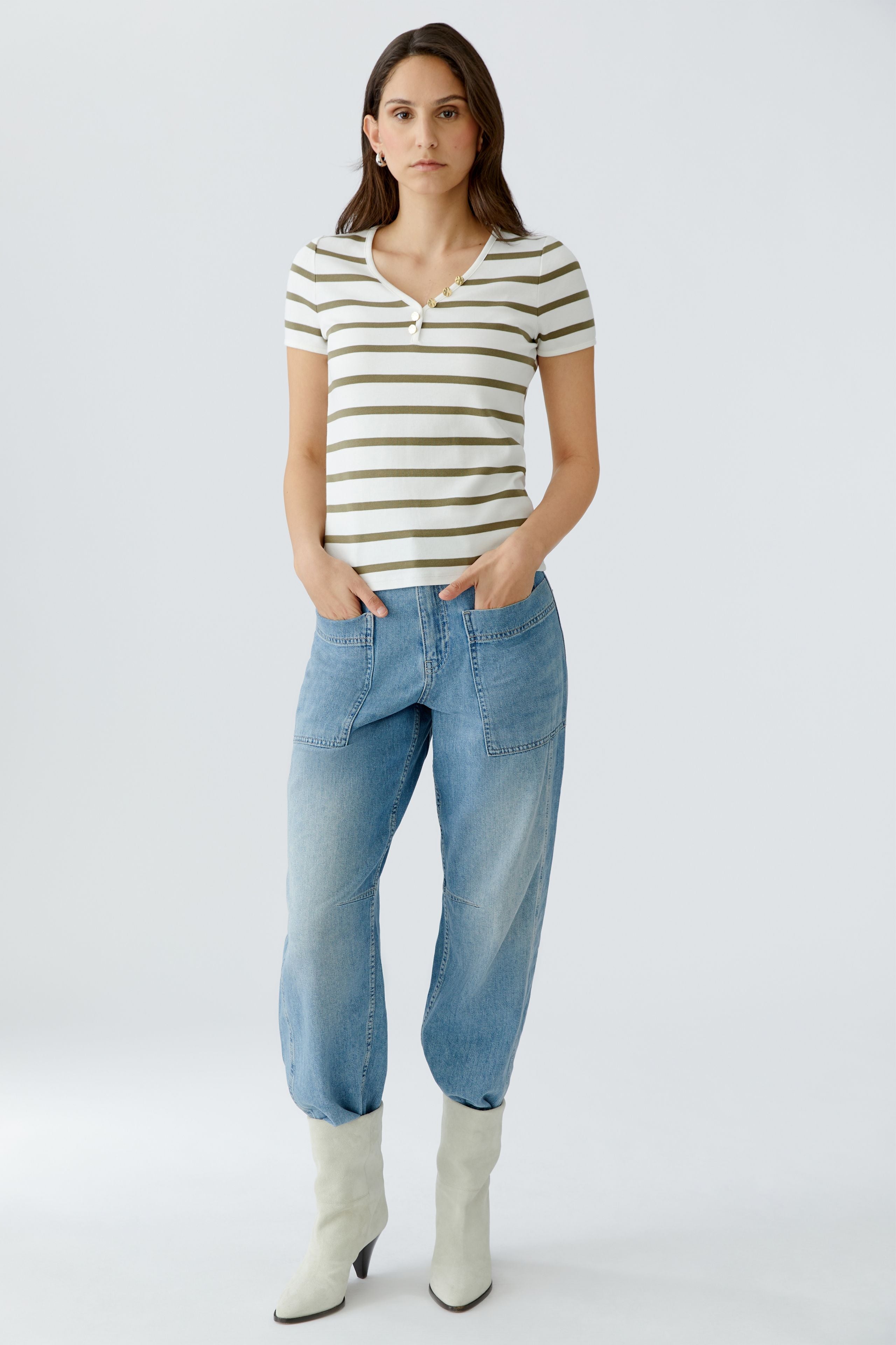 OUI GREEN T-SHIRT 96692 126