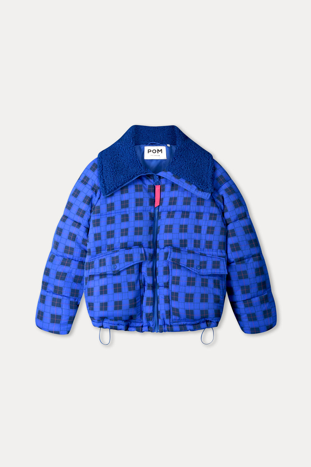 POM BLUE QUILTED JACKET 9674 226