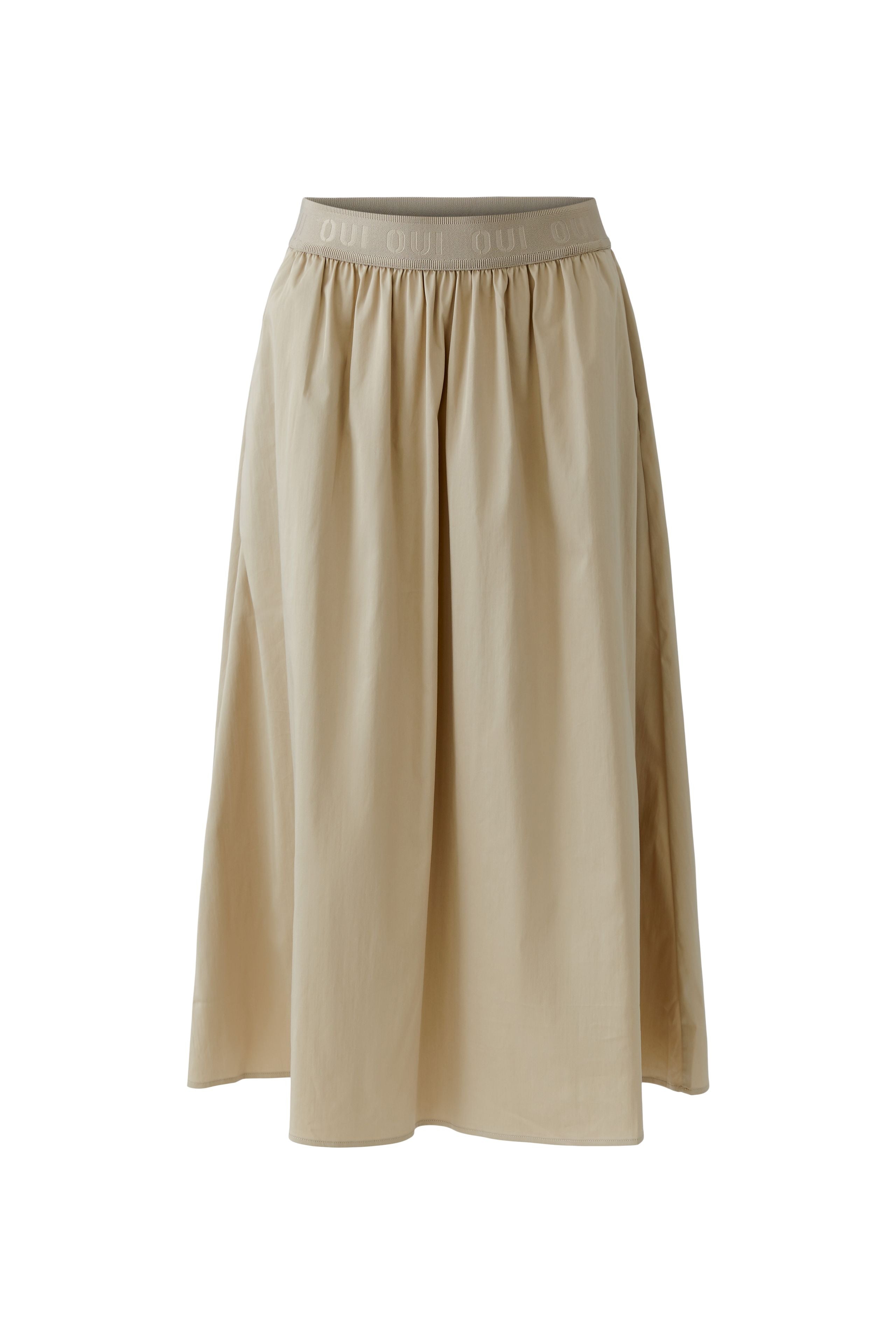 OUI BROWN MIDI SKIRT 97301 126