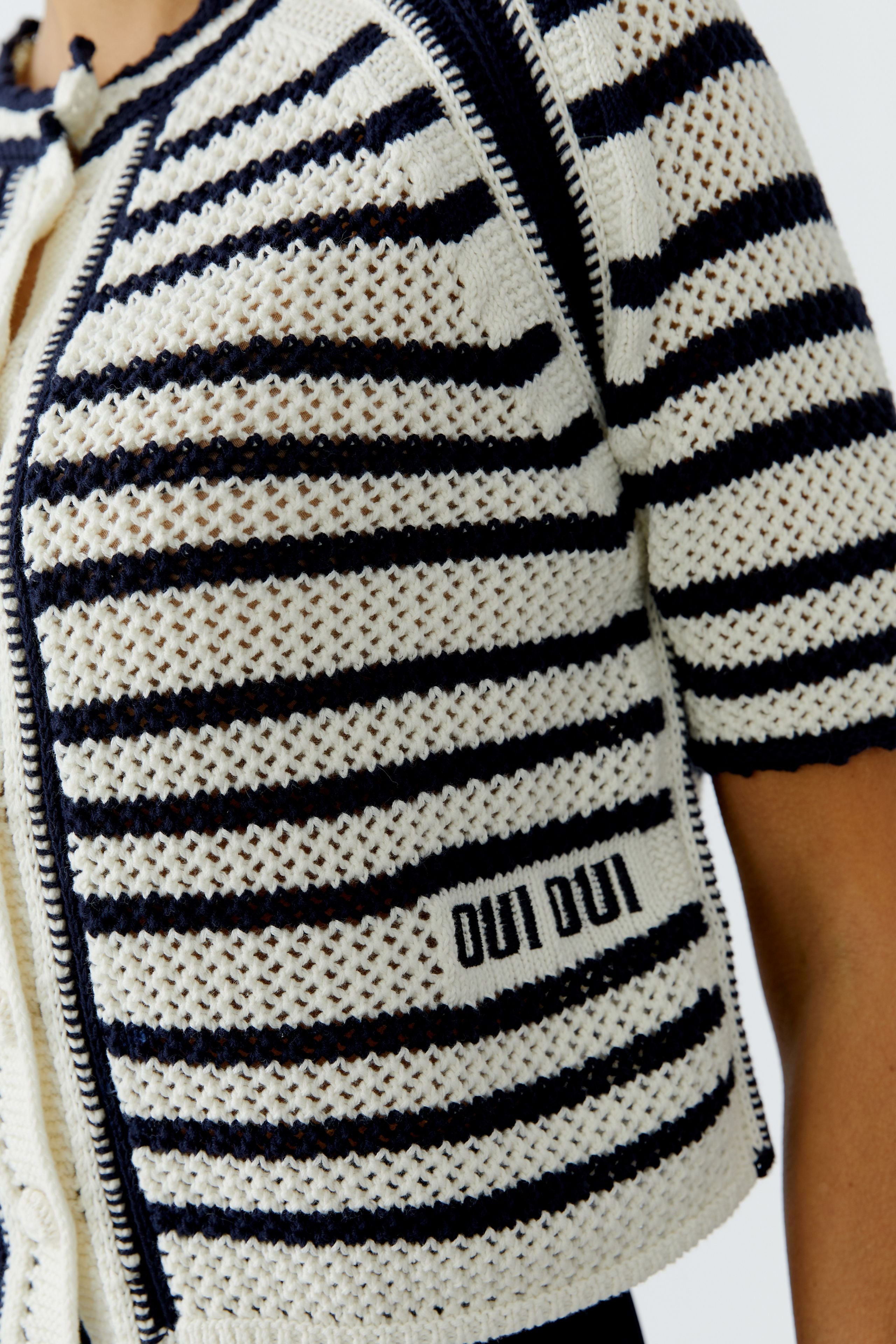 OUI WHITE CARDIGAN 97489 126