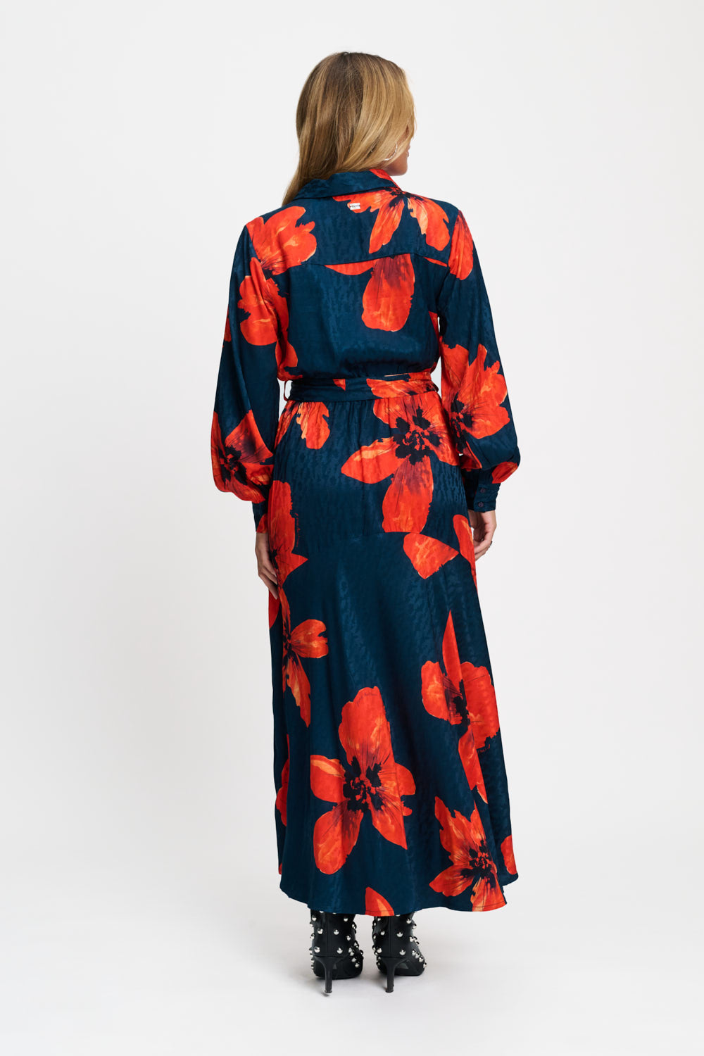 POM NAVY FLORAL PRINT DRESS 9803 226