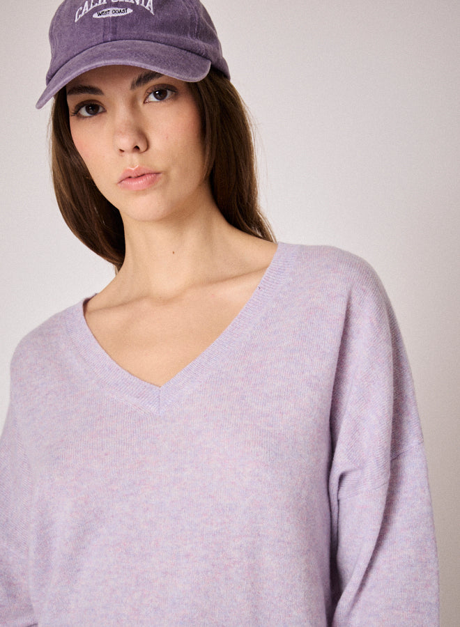 ABSOLUT CASHMERE ALICIA PURPLE NEON KNIT ACF202026C 225