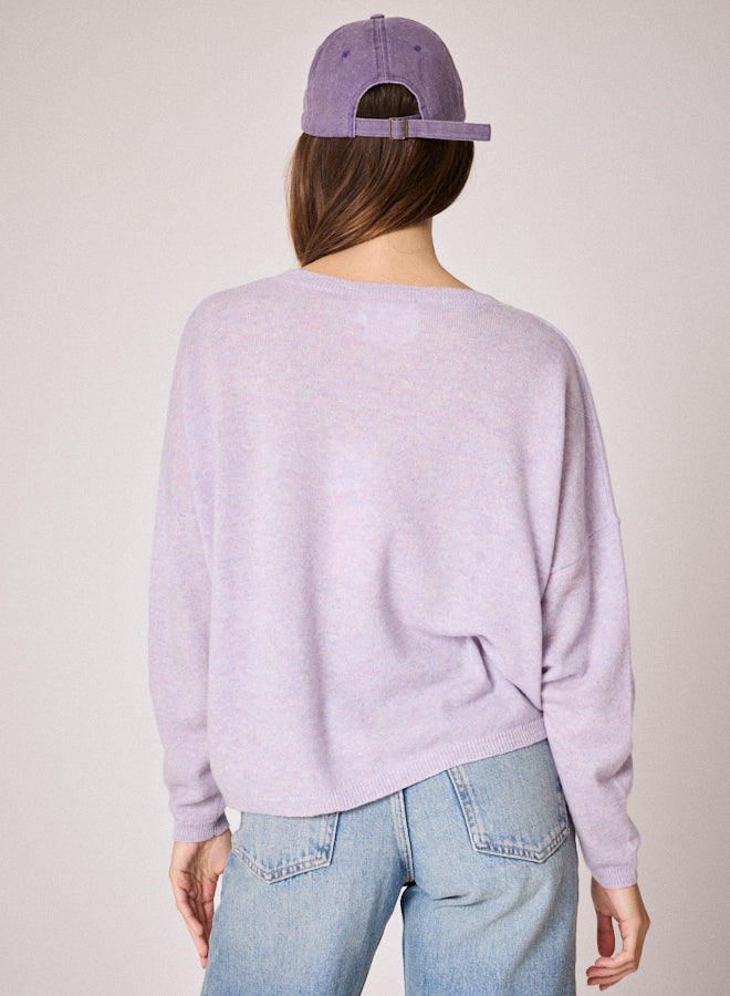 ABSOLUT CASHMERE ALICIA PURPLE NEON KNIT ACF202026C 225