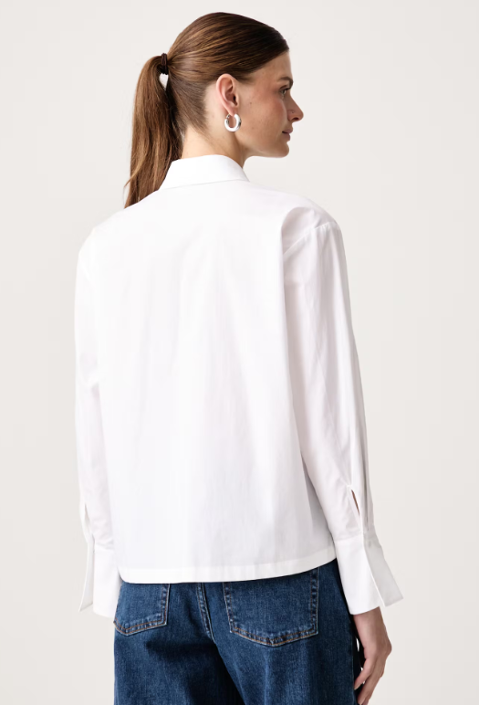 IBLUES WHITE RHINESTONETRIM BLOUSE IBLARMONIOSO 226