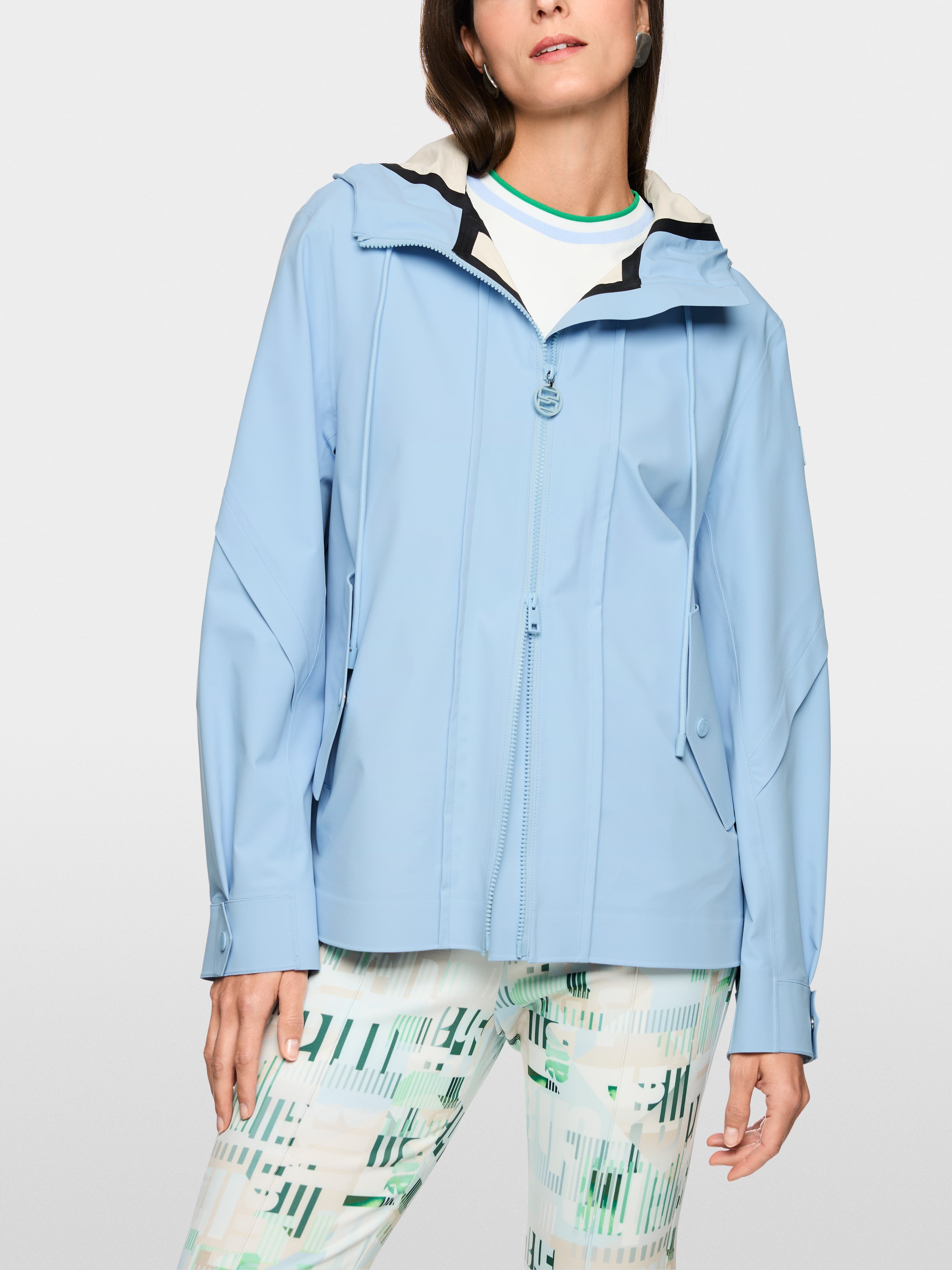 MARCCAIN BLUE ZIP UP OUTERWEAR JACKET AS1206W25 126 126