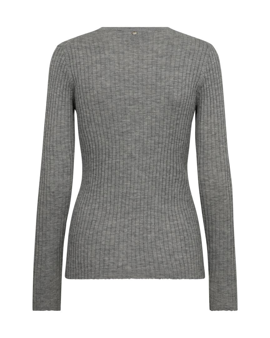 MOS MOSH MMRelena Rib V-neck Knit Cardigan 165760 224