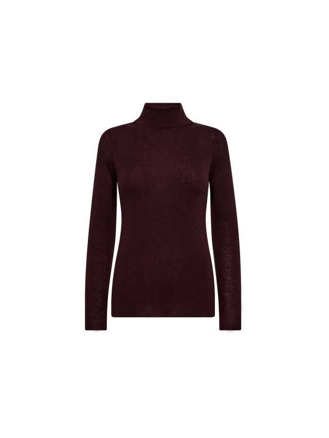 MOS MOSH BURGUNDY MMBOUCH ROLLNECK KNIT 165910 225