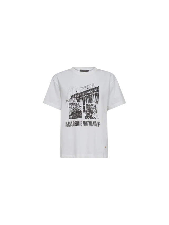 MOS MOSH WHITE MMLIVIA O-SS TEE 172800 225