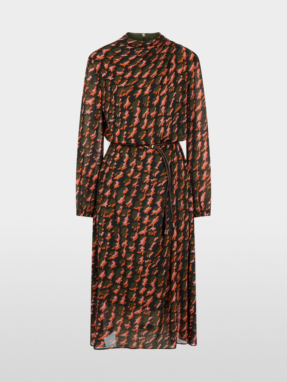 MARCCAIN CORAL COWL NECK DRESS BC2118W20 484 226