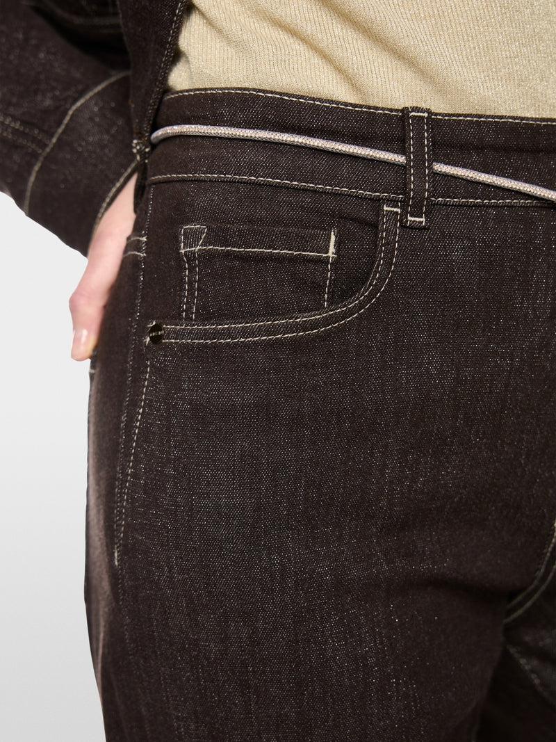 MARCCAIN BROWN WIDE LEG JEANS BC8225D09 697 226