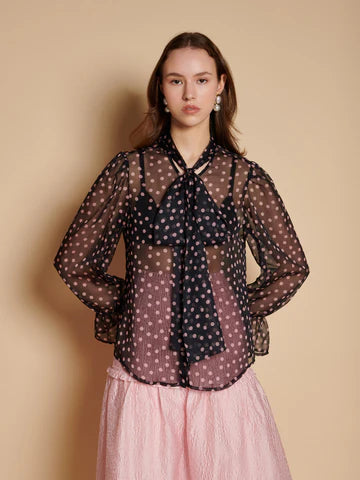 SISTER JANE PAINTERLY CHIFFON BLOUSE 126