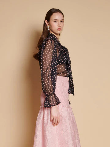 SISTER JANE PAINTERLY CHIFFON BLOUSE 126