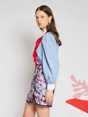 SISTER JANE BLUE CIEL BOW BLOUSE BL1312BLE 226