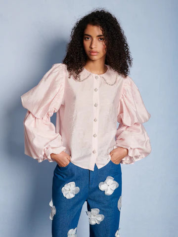 SISTER JANE DREAM LOVE EMBELLISHED BLOUSE 126