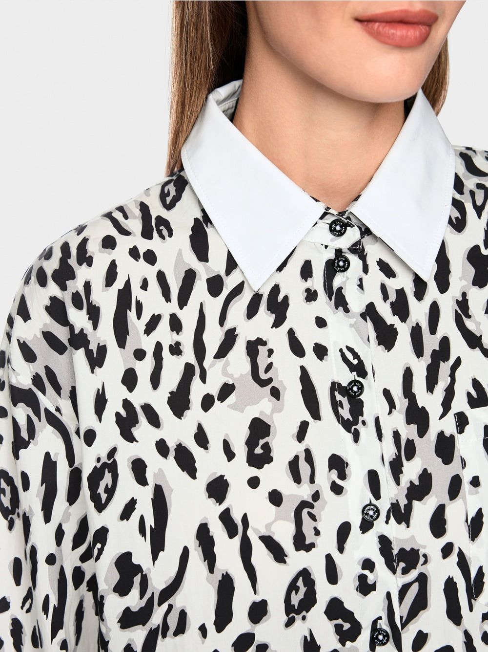MARCCAIN GREY BLOUSE BS5121W82 190 226