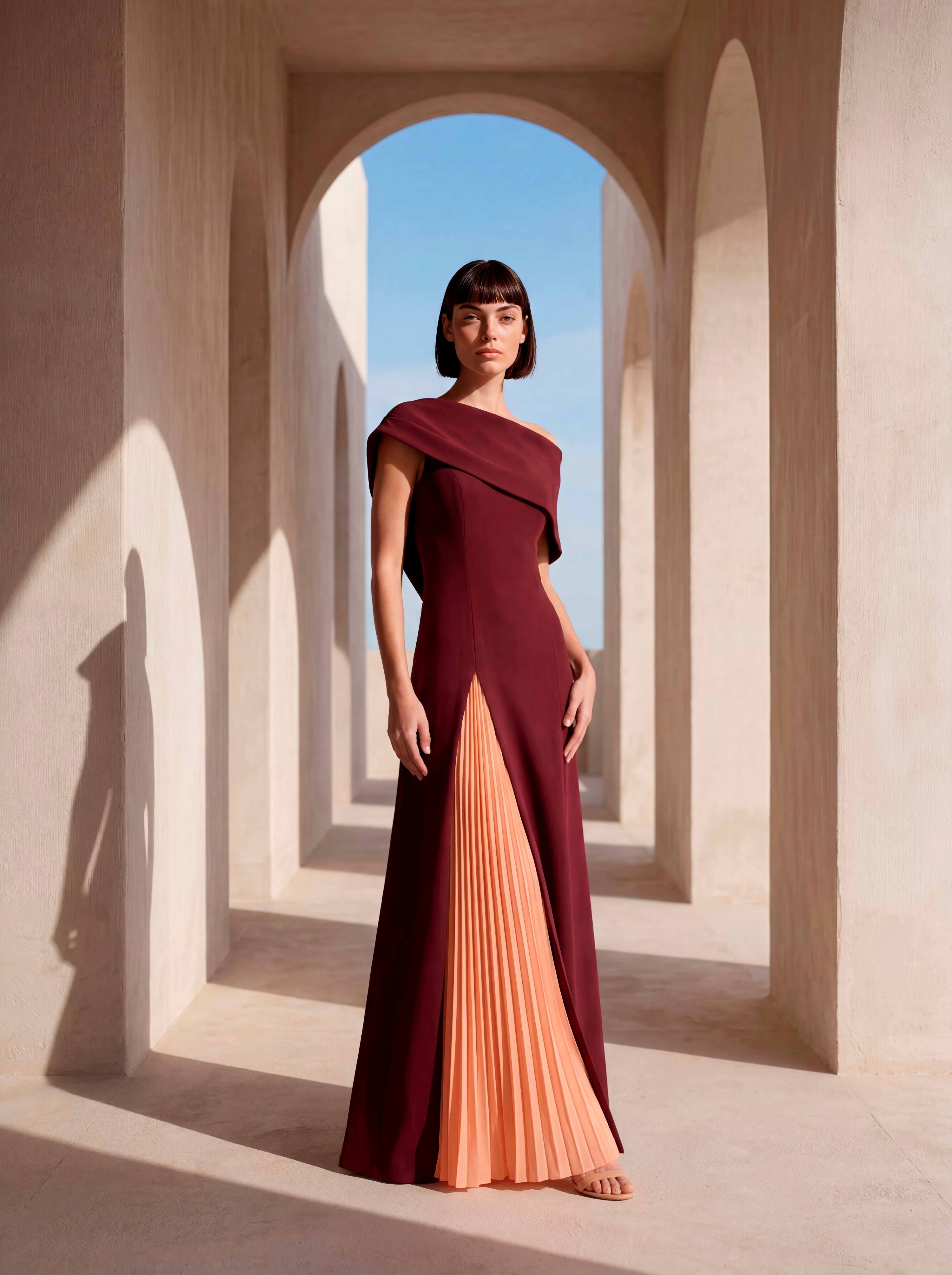 carla ruiz pink long dress formal wedding guest mother of the bride 53044
