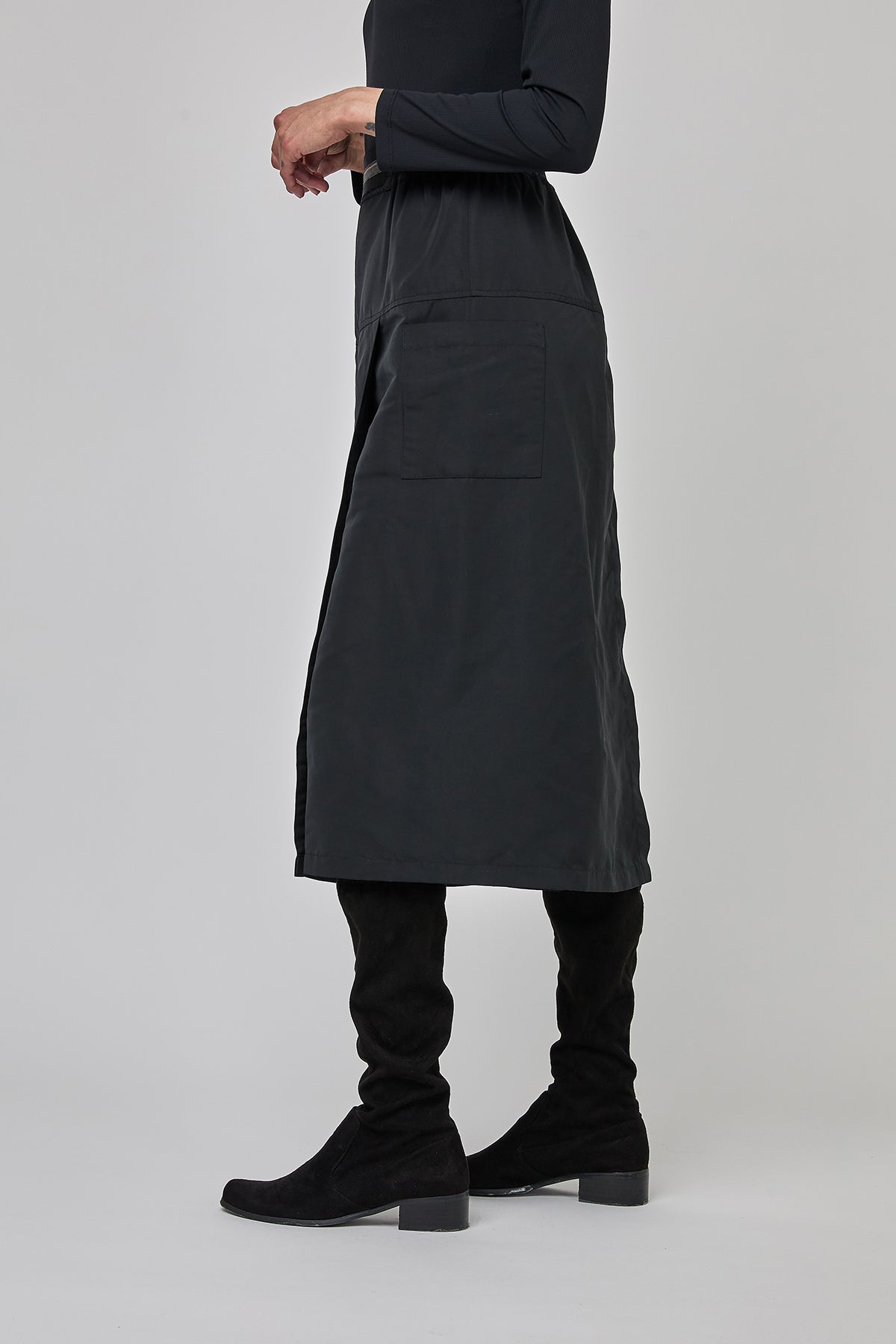 UCHUU BLACK CULOTTES/SKIRT CF25 103 225