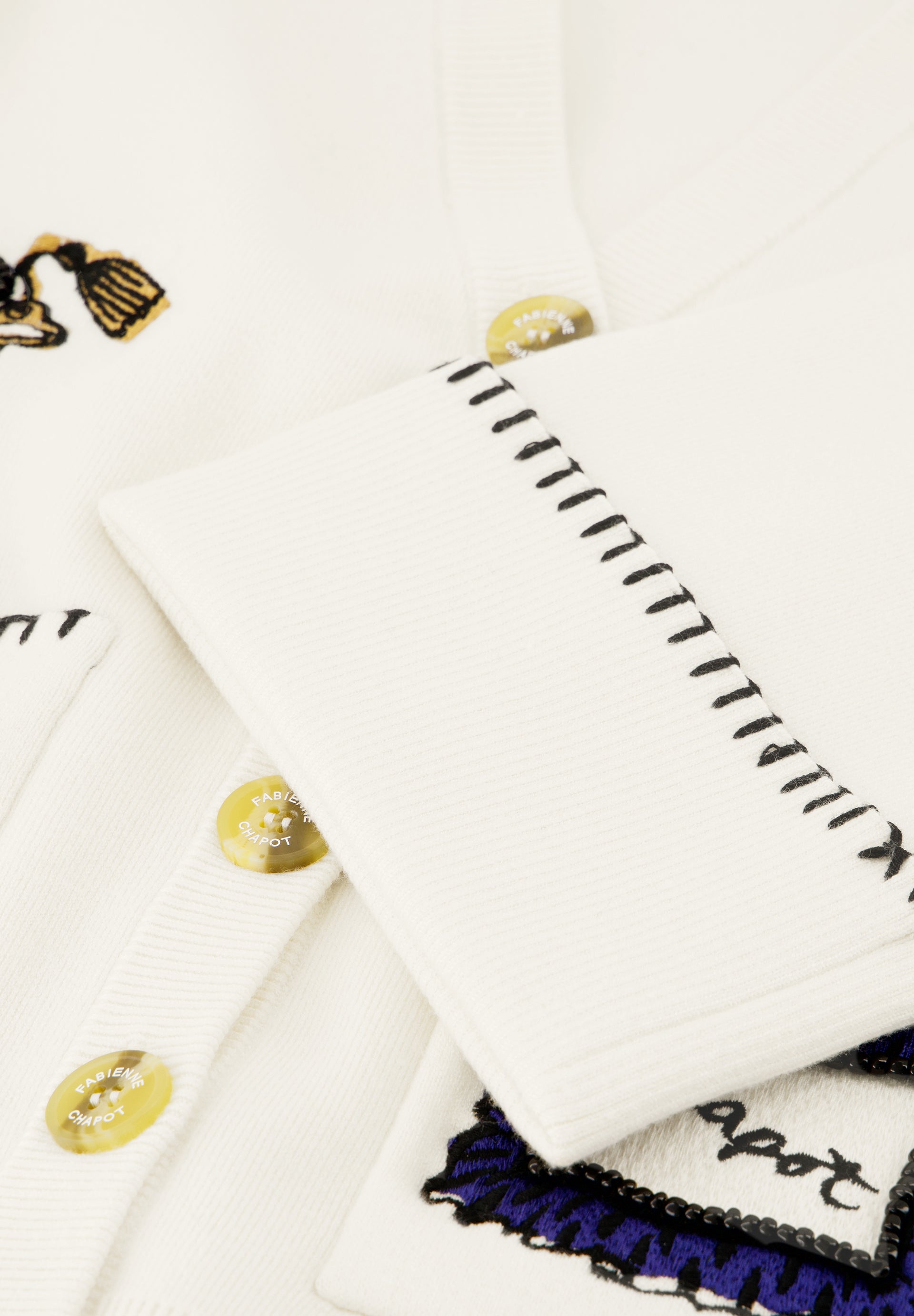 FABIENNE CHAPOT BETTY CARDIGAN WHITE CLTCAR05SS261009 126