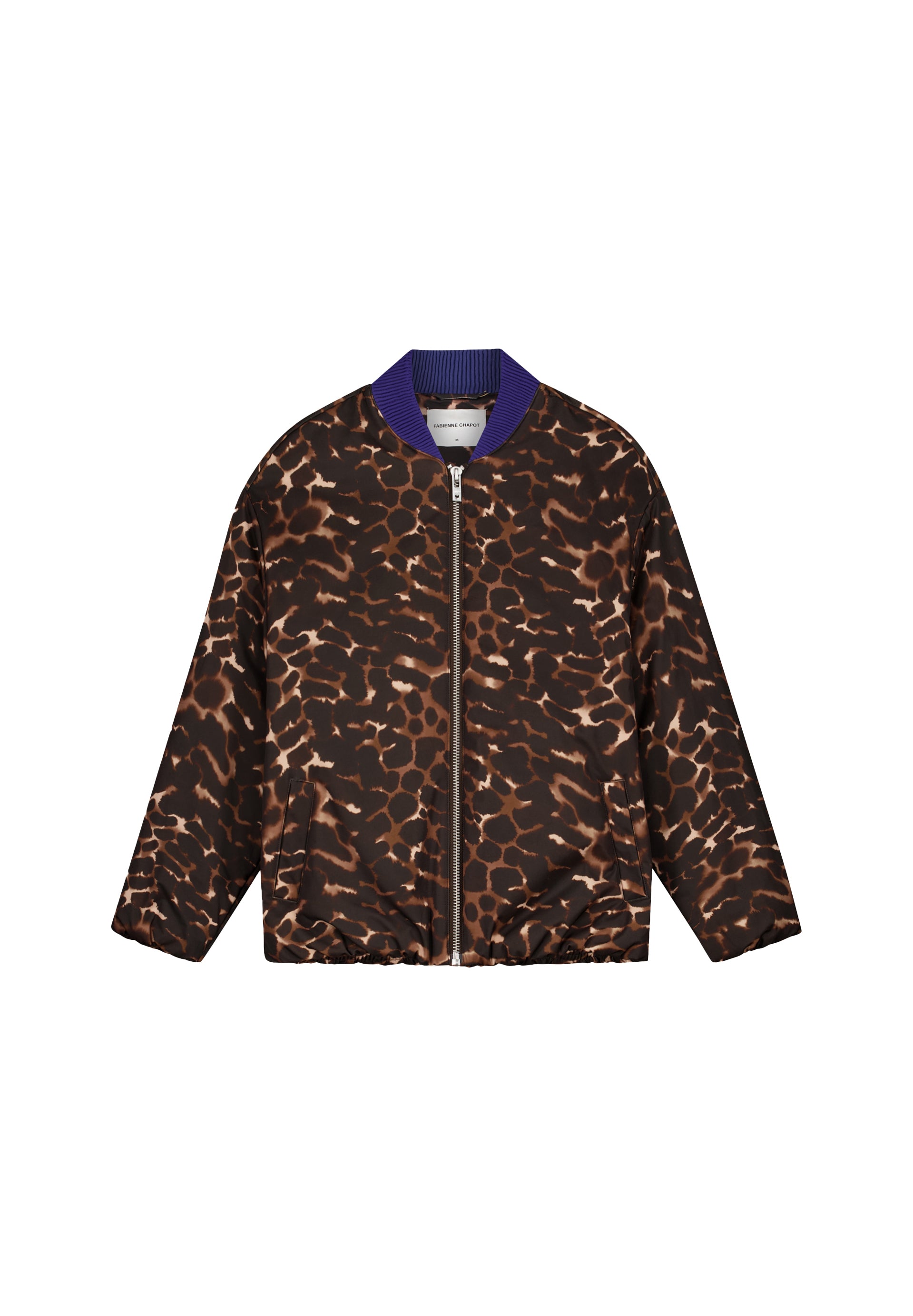 FABIENNE CHAPOT ANIMAL PRINT HERMI BOMBER JACKET CLTCTS09AW260284 226