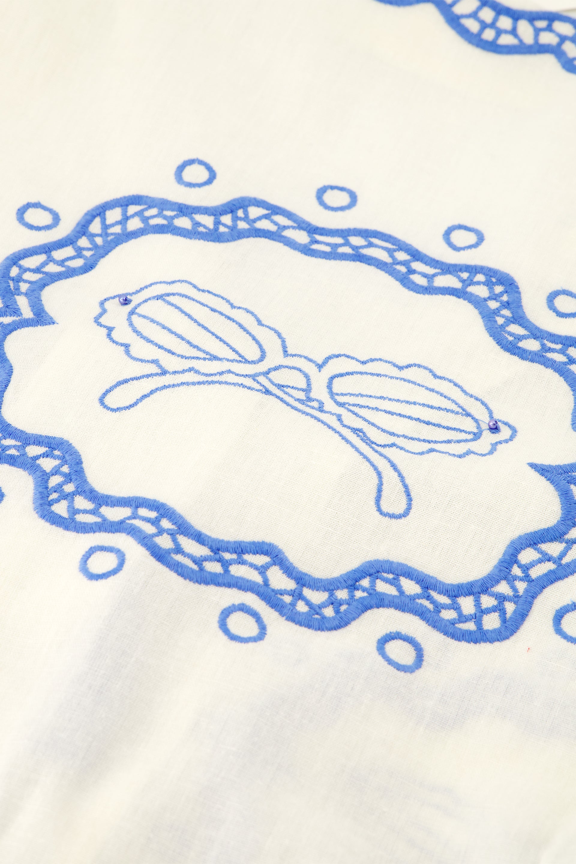 FABIENNE CHAPOT SERVIETTE BLOUSE BLUE CLTTOP27SS260108 126