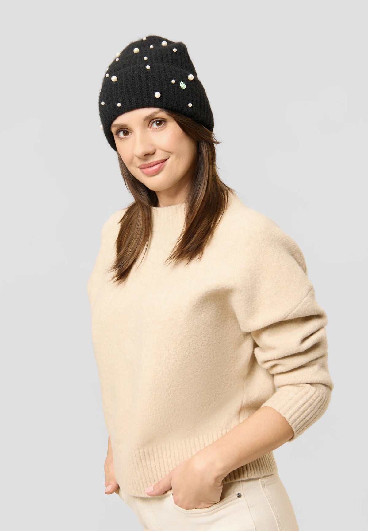 codello black pearls hat beanie